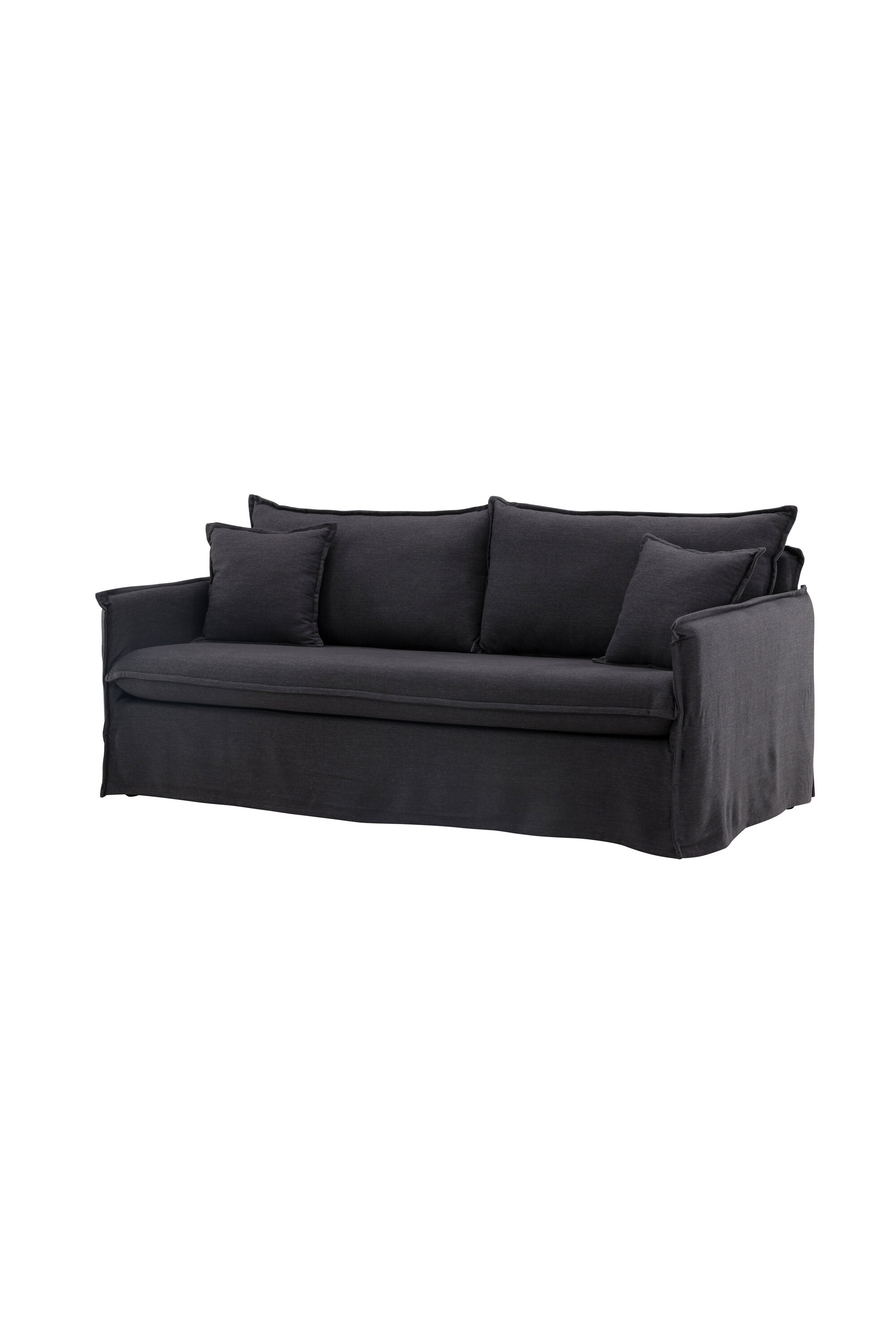 Nova 3 Sitzer Sofa in Schwarz präsentiert im Onlineshop von KAQTU Design AG. 3er Sofa ist von Venture Home