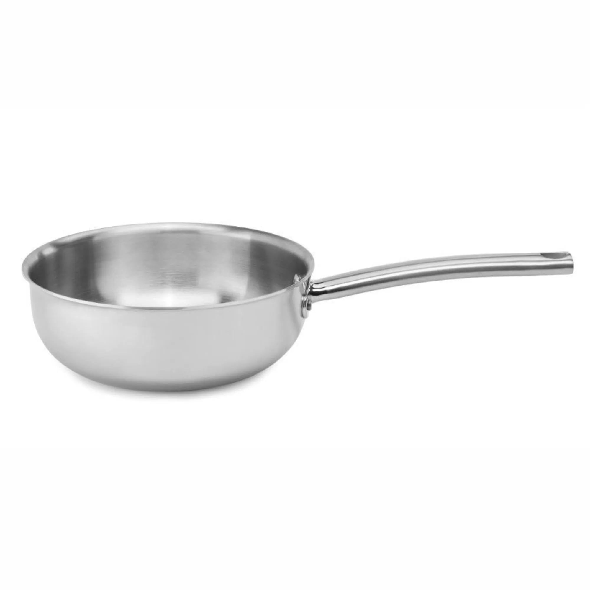 Inox Pro Sauteuse 5 Schicht Ø24cm H:8.5lt 3lt in Silber präsentiert im Onlineshop von KAQTU Design AG. Topf ist von Vollrath