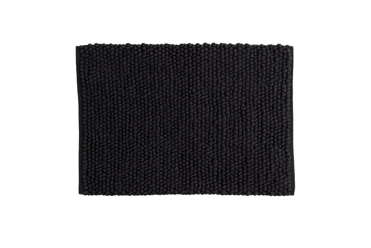 Wilmer Teppich in Schwarz präsentiert im Onlineshop von KAQTU Design AG. Teppich ist von Venture Home