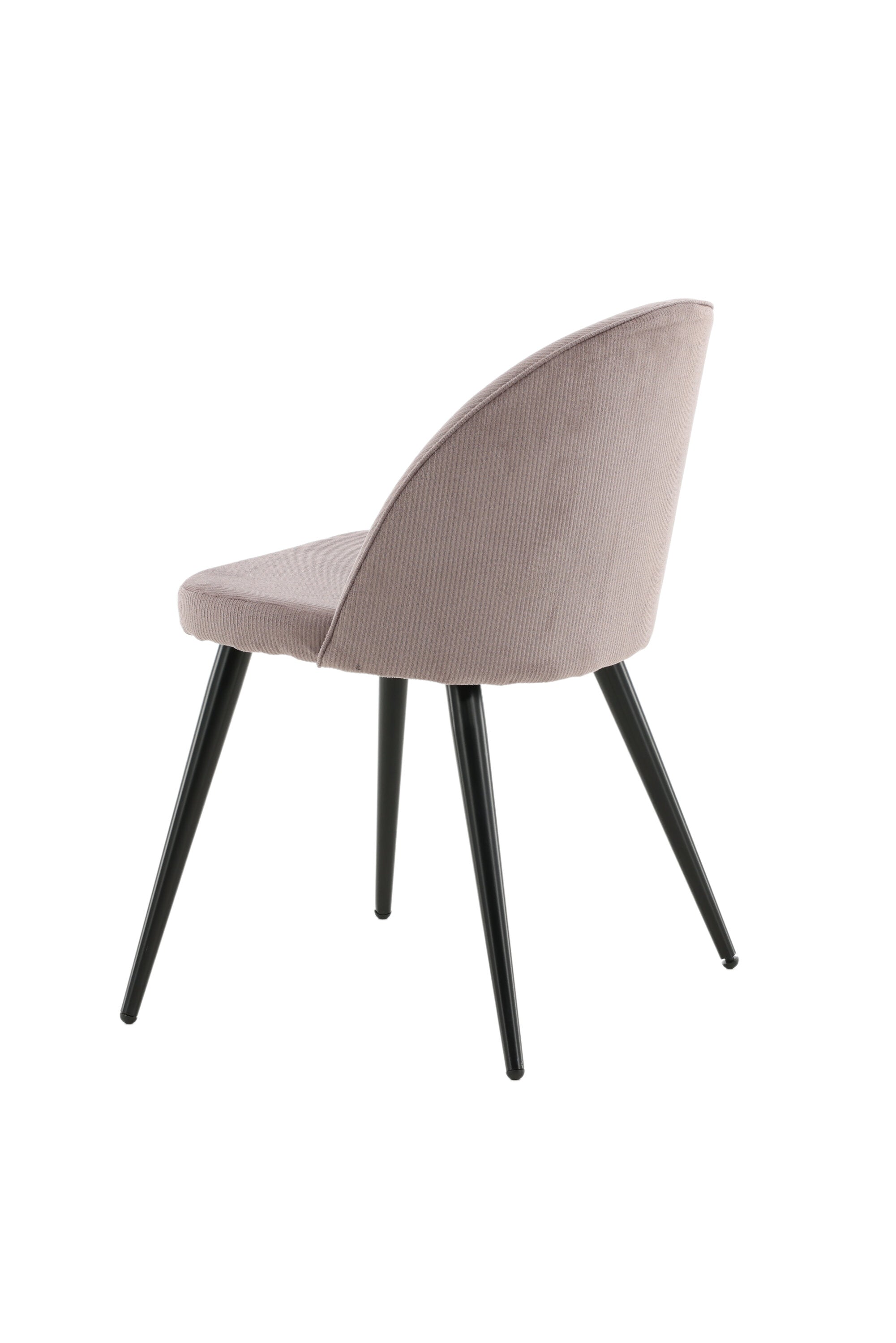 Velvet Matstol Manchester Stuhl in Altrosa / Schwarz präsentiert im Onlineshop von KAQTU Design AG. Schalenstuhl ist von Venture Home