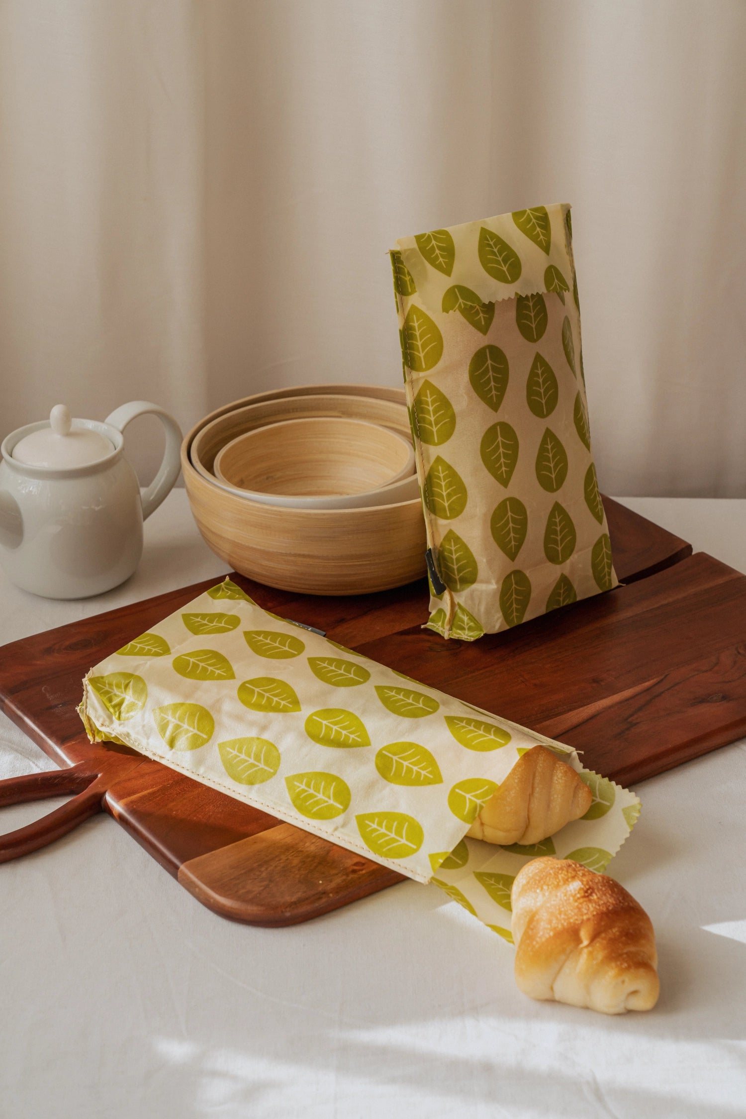 Entdecken Sie die umweltfreundlichen Pflanzenwachs Sandwichbeutel 18x26cm von Nuts Innovations. Ideal für Snacks, biologisch abbaubar und nachhaltig!
