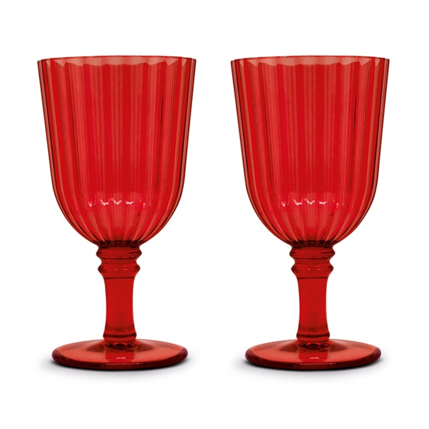 Stylisches 2er Set aus leichten, bruchsicheren Acryl-Gläsern (460ml) in elegantem Türkis, ideal für entspannte Momente drinnen und draußen.
