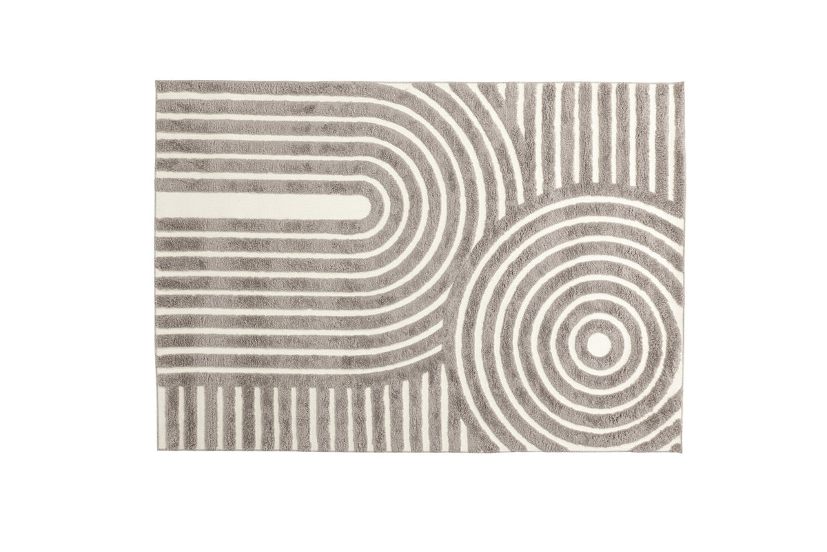 Nikita Teppich in Grau präsentiert im Onlineshop von KAQTU Design AG. Teppich ist von Venture Home
