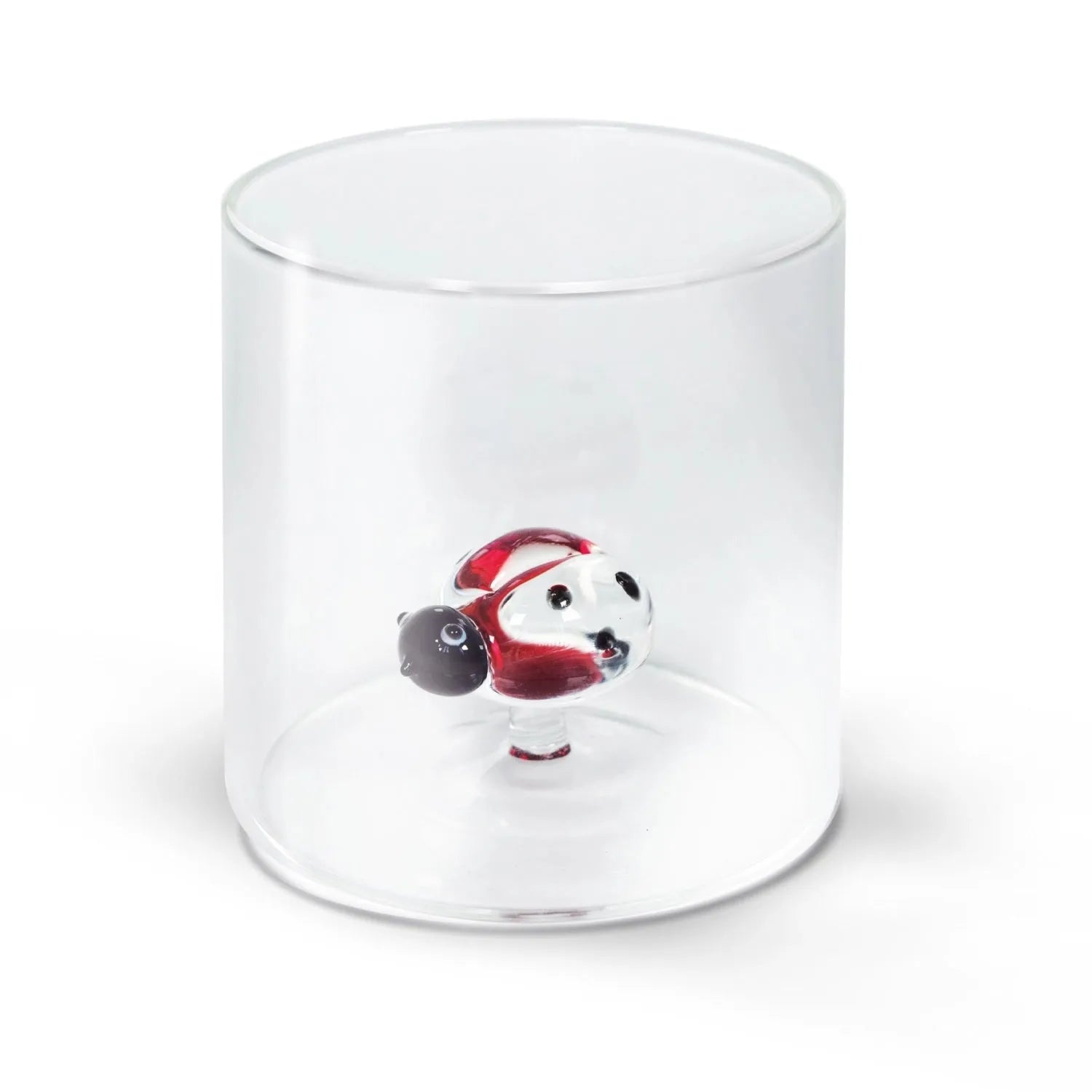 Glas aus Borosilikat 250 ml Marienkäfer in Transparent präsentiert im Onlineshop von KAQTU Design AG. Glas ist von Easy Life
