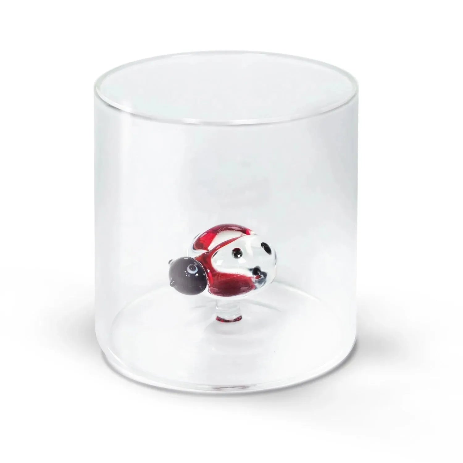 Glas aus Borosilikat 250 ml Marienkäfer in Transparent präsentiert im Onlineshop von KAQTU Design AG. Glas ist von Easy Life
