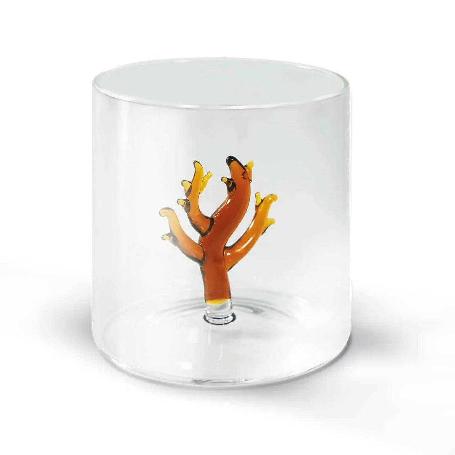 Glas aus Borosilikat 250 ml Koralle in Transparent präsentiert im Onlineshop von KAQTU Design AG. Glas ist von Easy Life