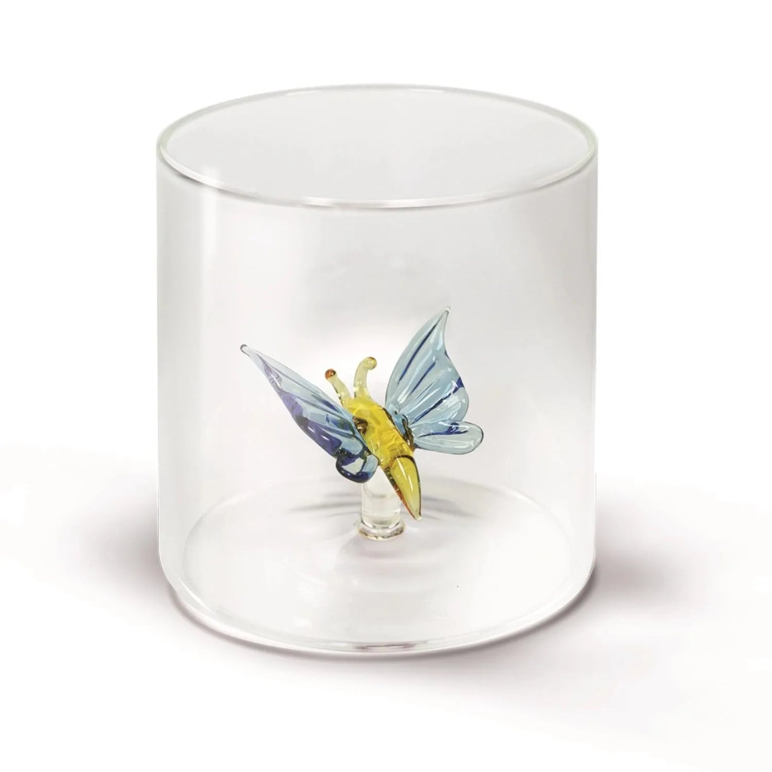 Glas aus Borosilikat 250 ml Schmetterling in Transparent präsentiert im Onlineshop von KAQTU Design AG. Glas ist von Easy Life