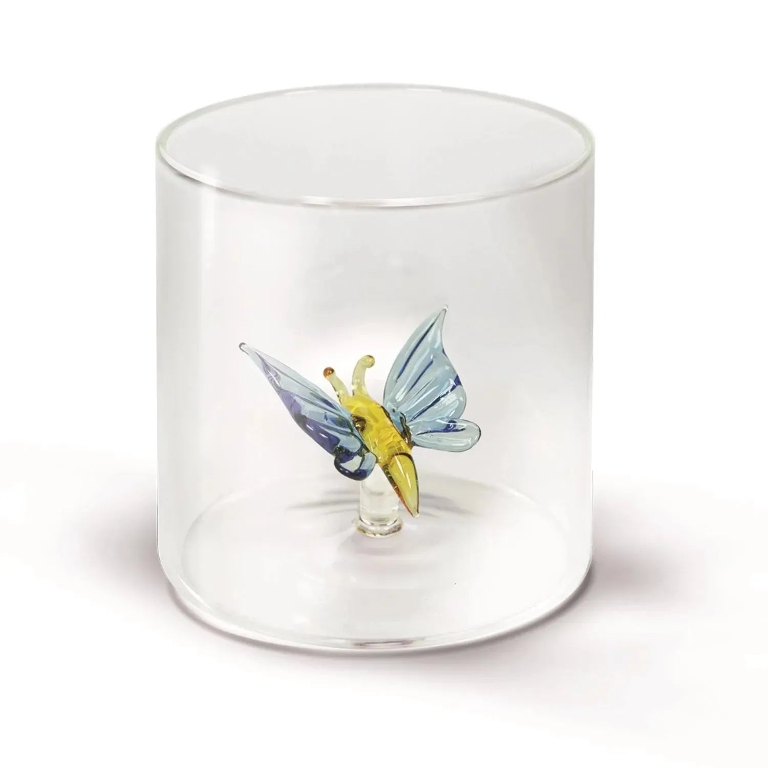 Glas aus Borosilikat 250 ml Schmetterling in Transparent präsentiert im Onlineshop von KAQTU Design AG. Glas ist von Easy Life