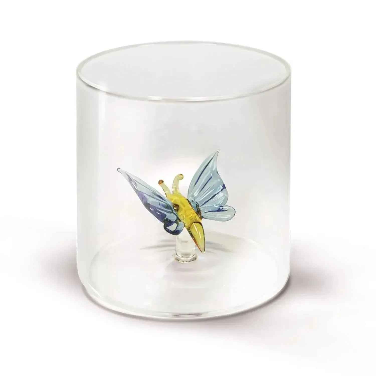 Glas aus Borosilikat 250 ml Schmetterling in Transparent präsentiert im Onlineshop von KAQTU Design AG. Glas ist von Easy Life