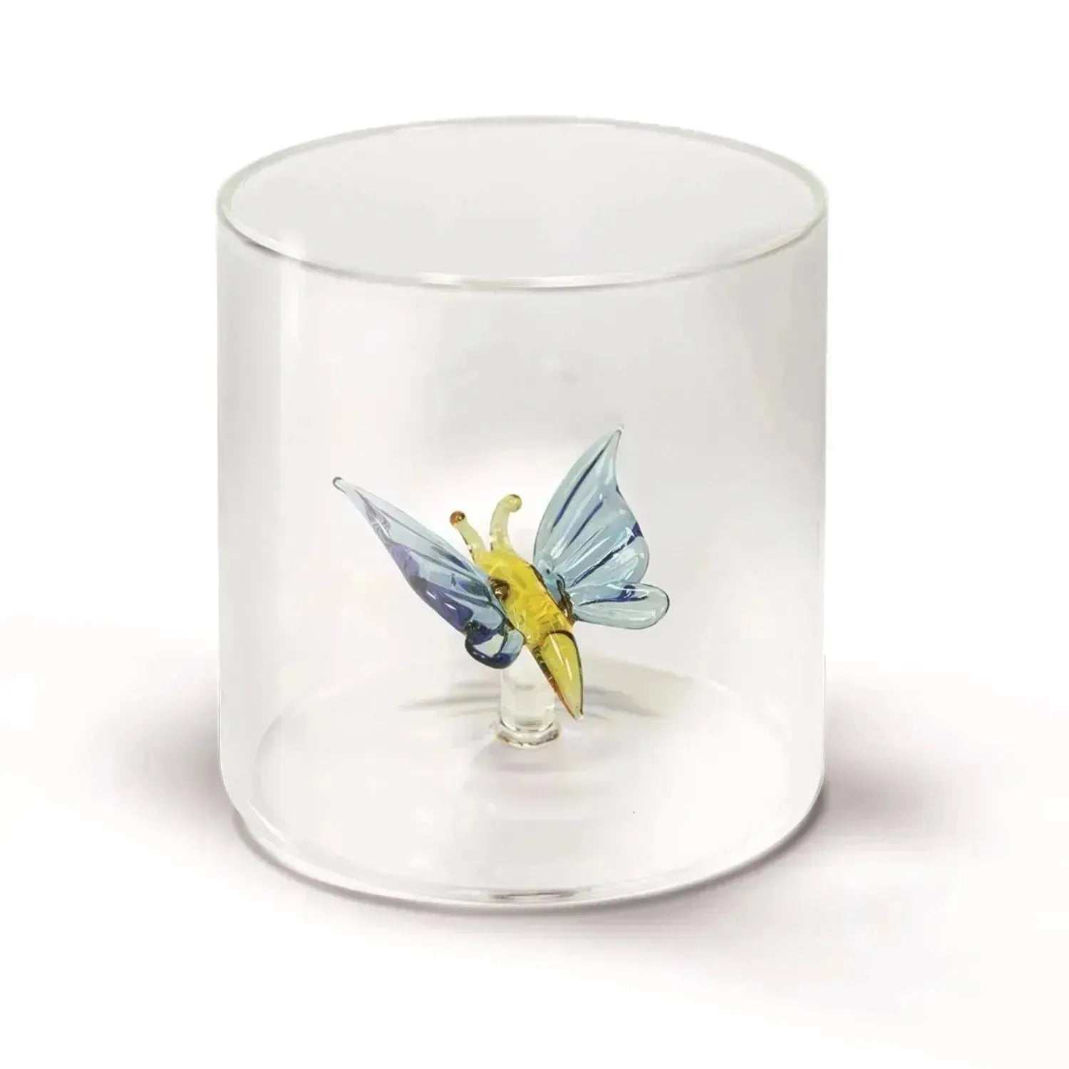 Glas aus Borosilikat 250 ml Schmetterling in Transparent präsentiert im Onlineshop von KAQTU Design AG. Glas ist von Easy Life