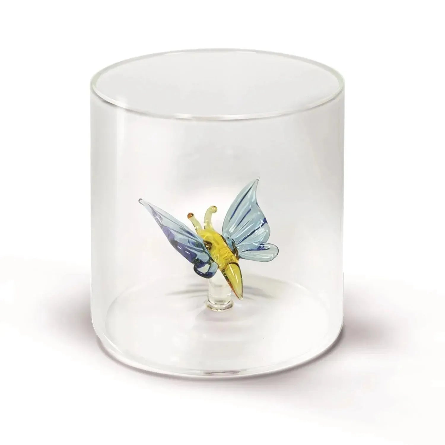 Glas aus Borosilikat 250 ml Schmetterling in Transparent präsentiert im Onlineshop von KAQTU Design AG. Glas ist von Easy Life