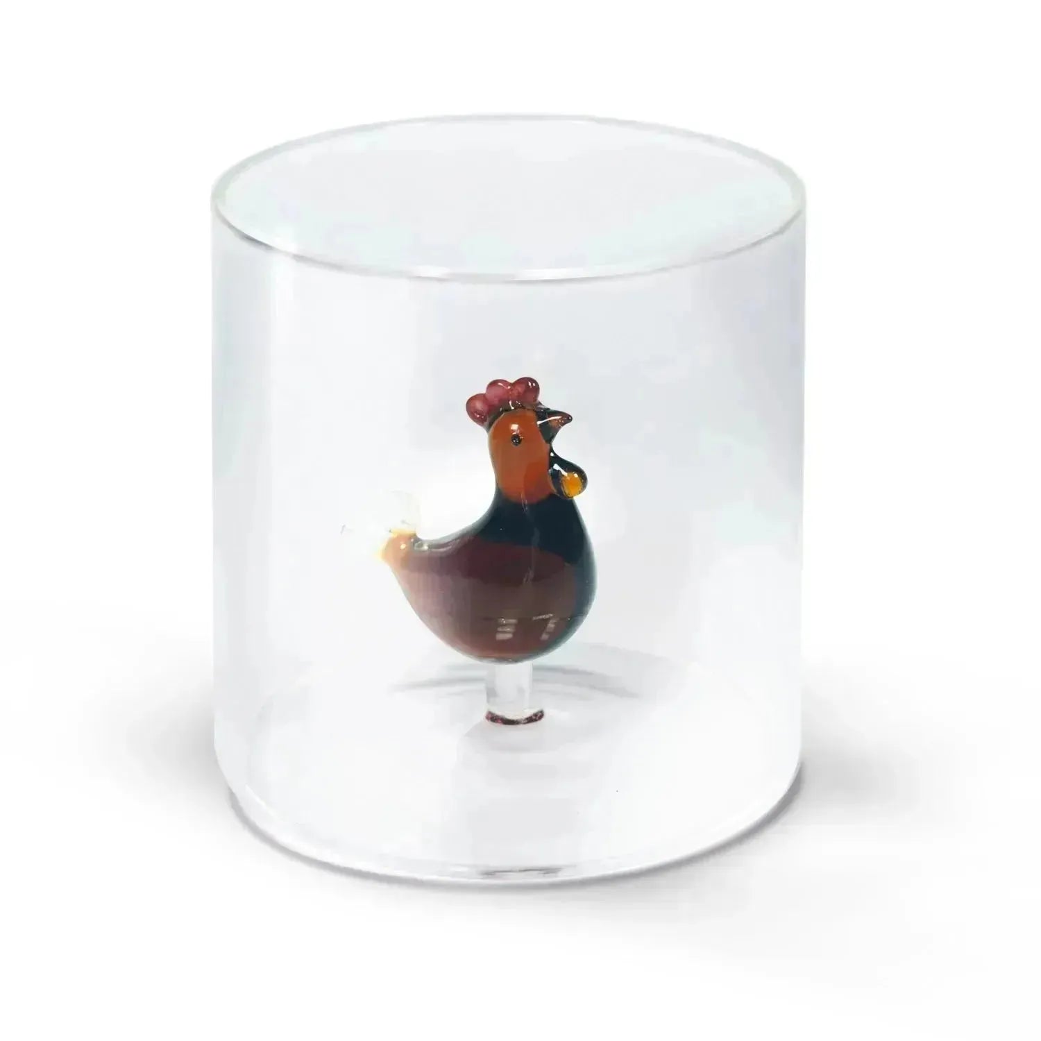 Glas aus Borosilikat 250 ml Hahn in Transparent präsentiert im Onlineshop von KAQTU Design AG. Glas ist von Easy Life