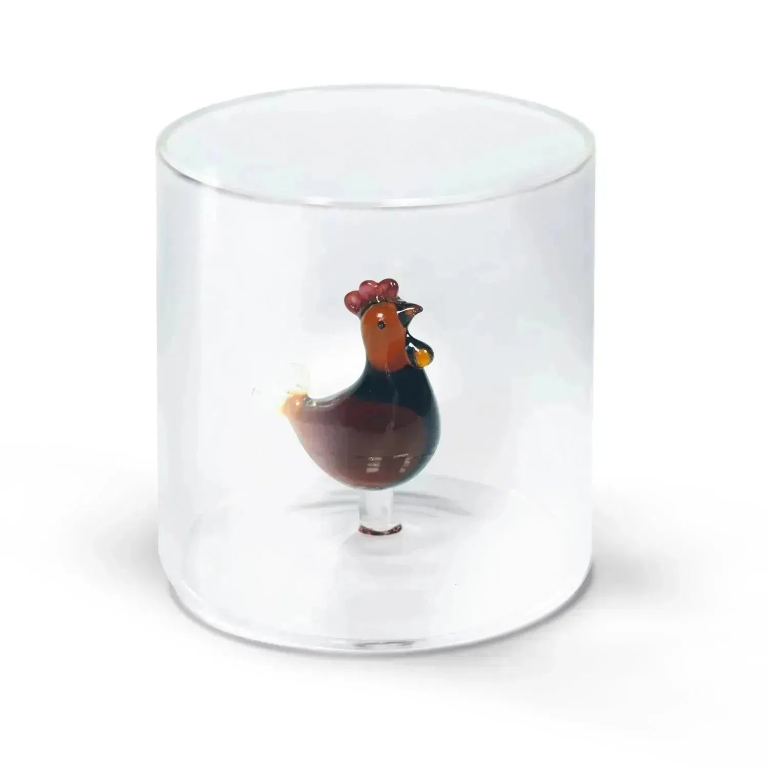 Glas aus Borosilikat 250 ml Hahn in Transparent präsentiert im Onlineshop von KAQTU Design AG. Glas ist von Easy Life