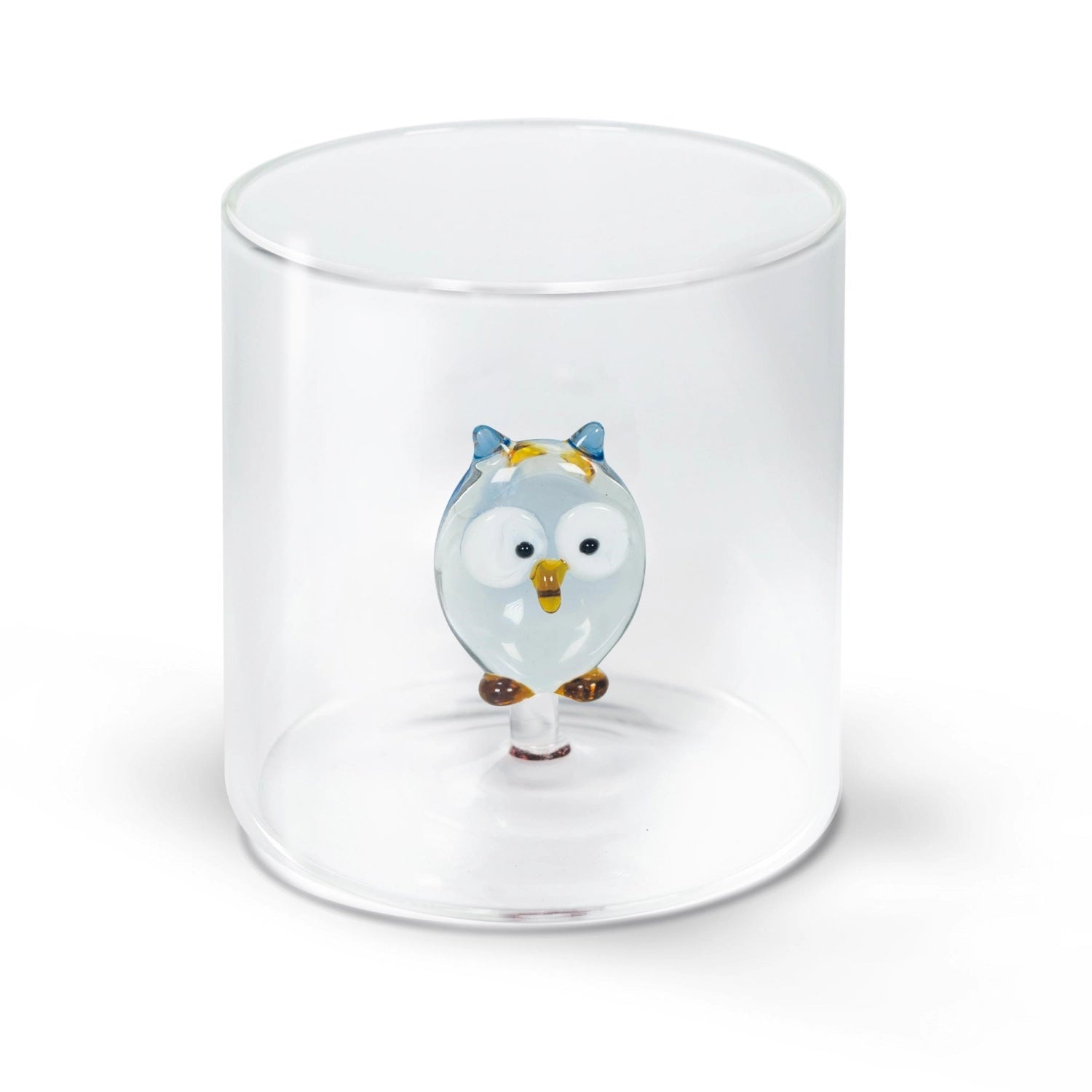 Glas aus Borosilikat 250 ml Eule in Transparent präsentiert im Onlineshop von KAQTU Design AG. Glas ist von Easy Life