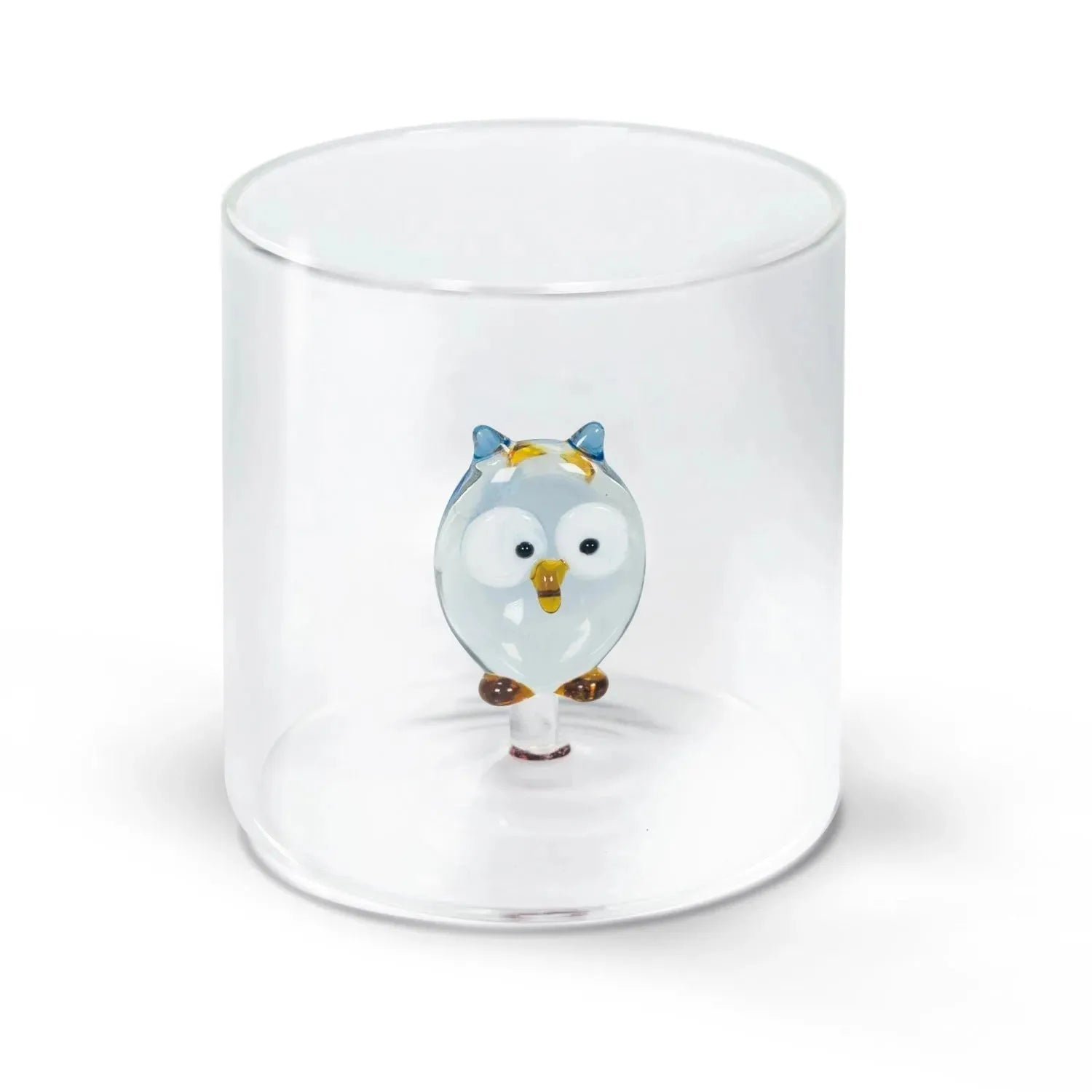 Glas aus Borosilikat 250 ml Eule in Transparent präsentiert im Onlineshop von KAQTU Design AG. Glas ist von Easy Life