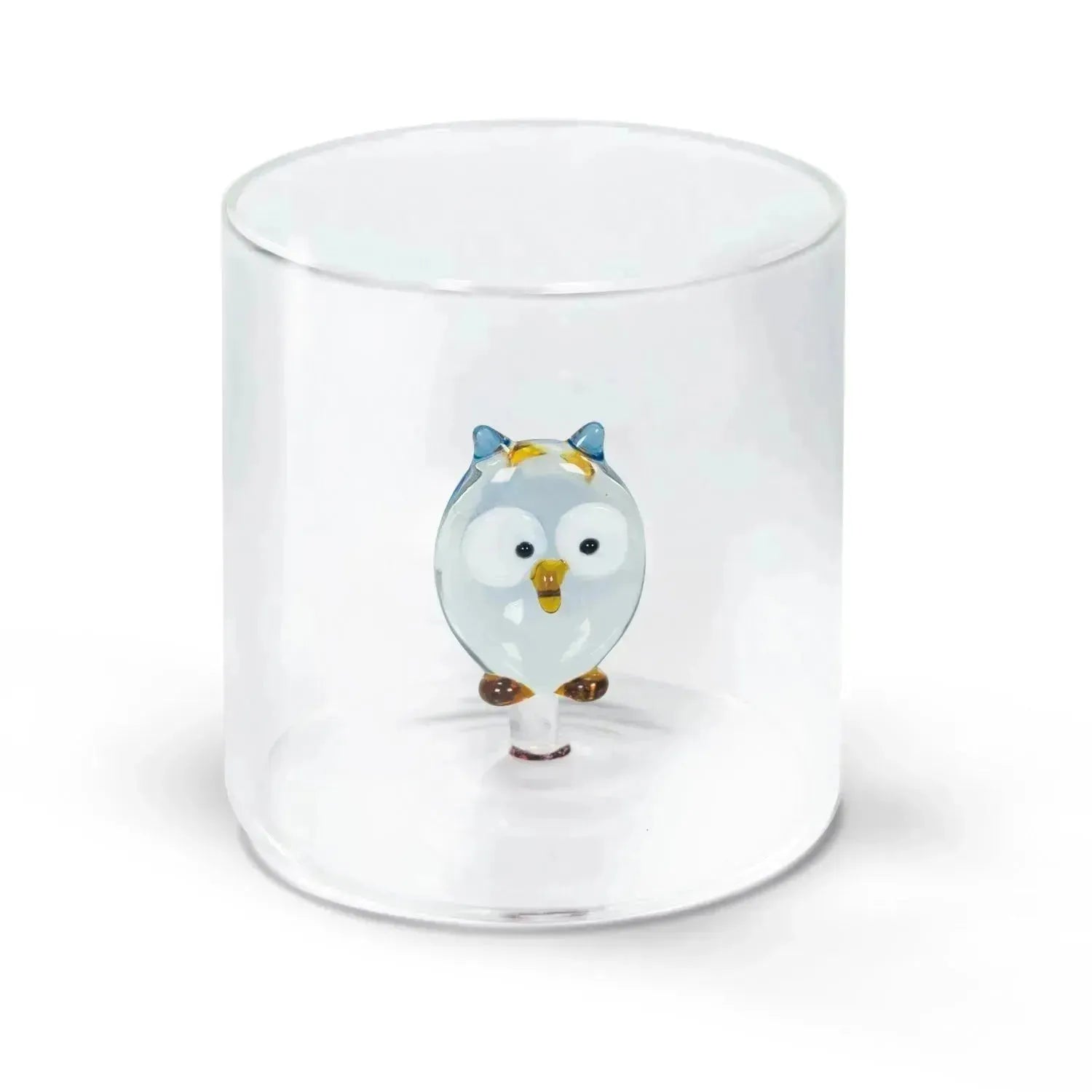 Glas aus Borosilikat 250 ml Eule in Transparent präsentiert im Onlineshop von KAQTU Design AG. Glas ist von Easy Life