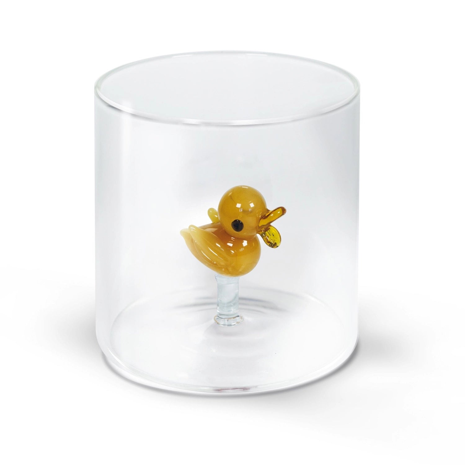 Glas aus Borosilikat 250 ml Ente in Transparent präsentiert im Onlineshop von KAQTU Design AG. Glas ist von Easy Life