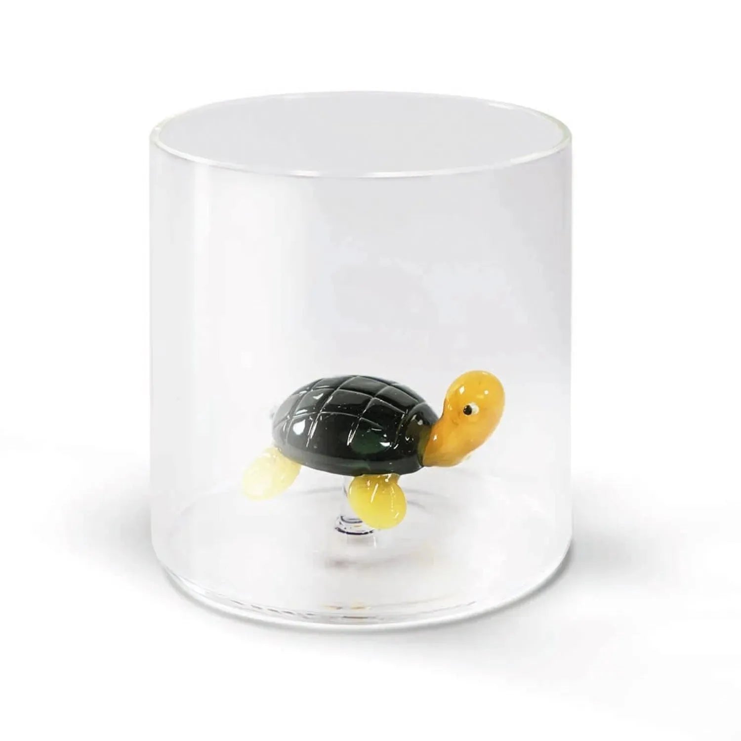 Glas aus Borosilikat 250 ml Schildkröte in Transparent präsentiert im Onlineshop von KAQTU Design AG. Glas ist von Easy Life