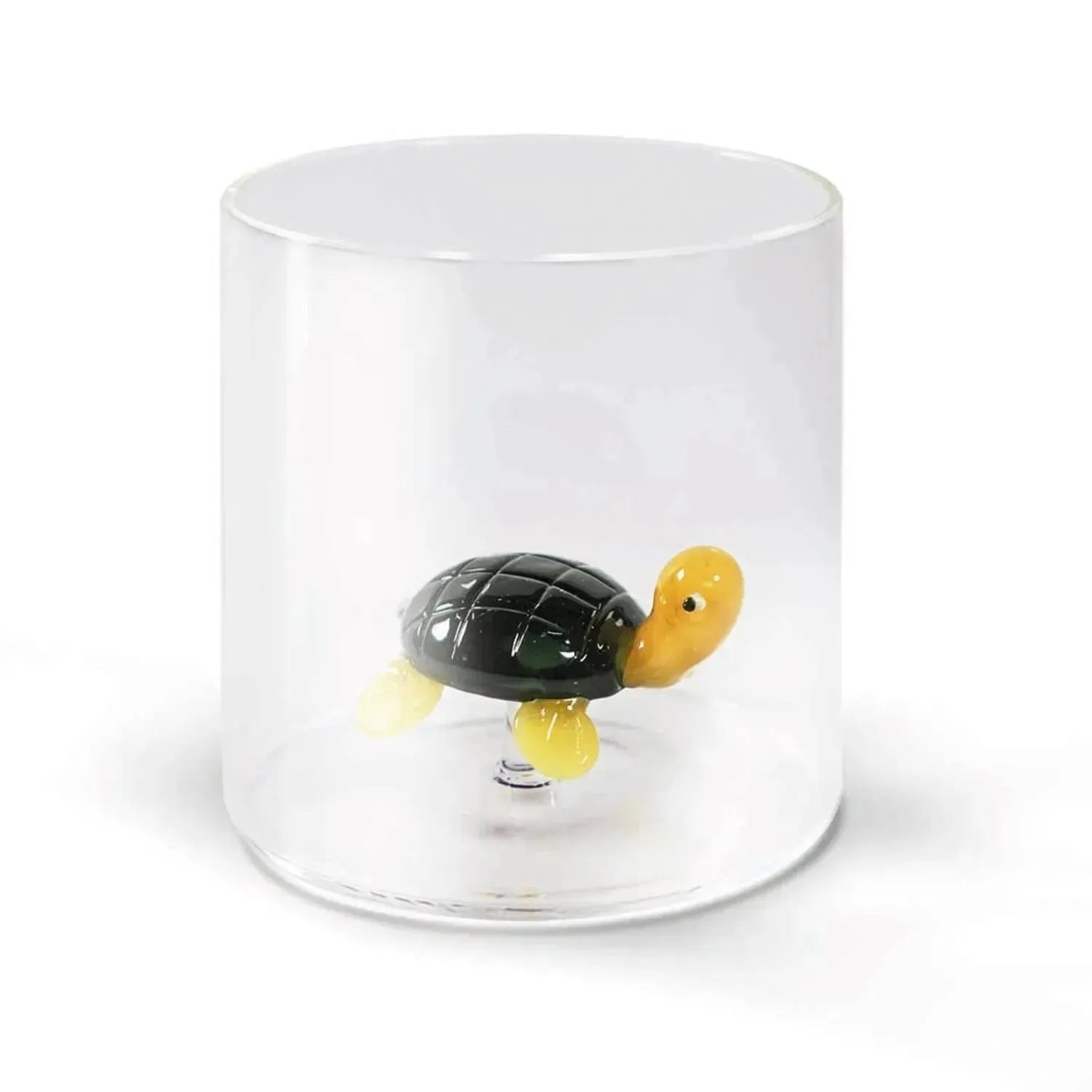 Glas aus Borosilikat 250 ml Schildkröte in Transparent präsentiert im Onlineshop von KAQTU Design AG. Glas ist von Easy Life