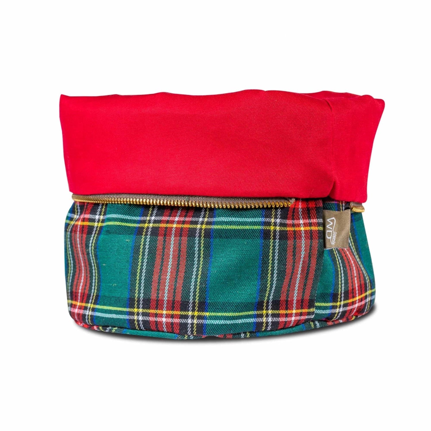 Brottasche aus Baumwolle 20cm beheizbar, kariert grün in Mehrfarbig präsentiert im Onlineshop von KAQTU Design AG. Brotsack ist von Easy Life