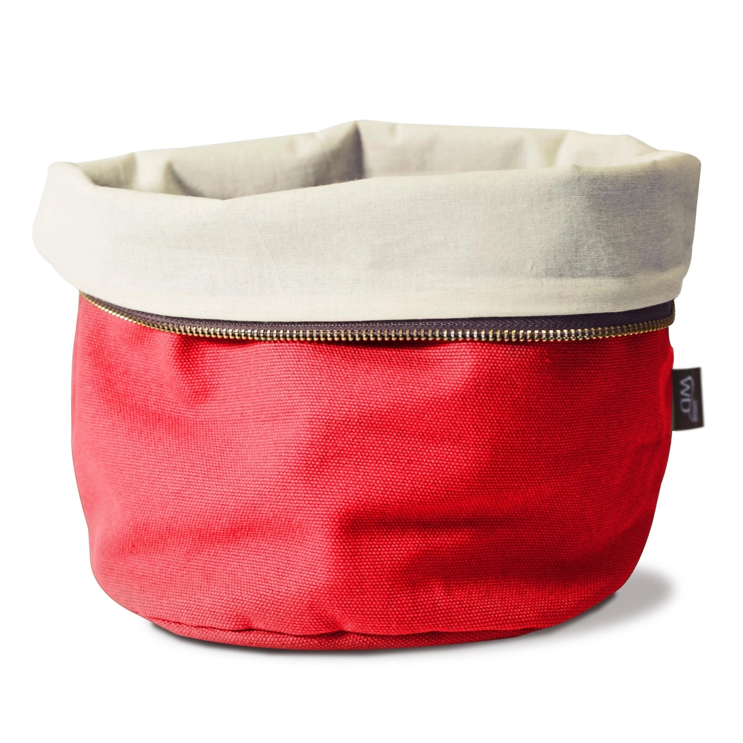 Brottasche aus Baumwolle 20cm beheizbar, Rot in Rot präsentiert im Onlineshop von KAQTU Design AG. Brotsack ist von Easy Life
