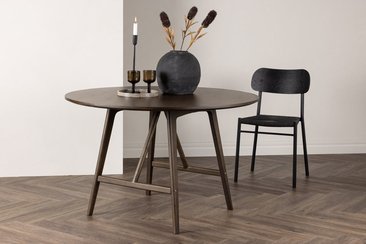 Kaseindon Tisch in Dunkelbraun präsentiert im Onlineshop von KAQTU Design AG. Esstisch ist von Venture Home