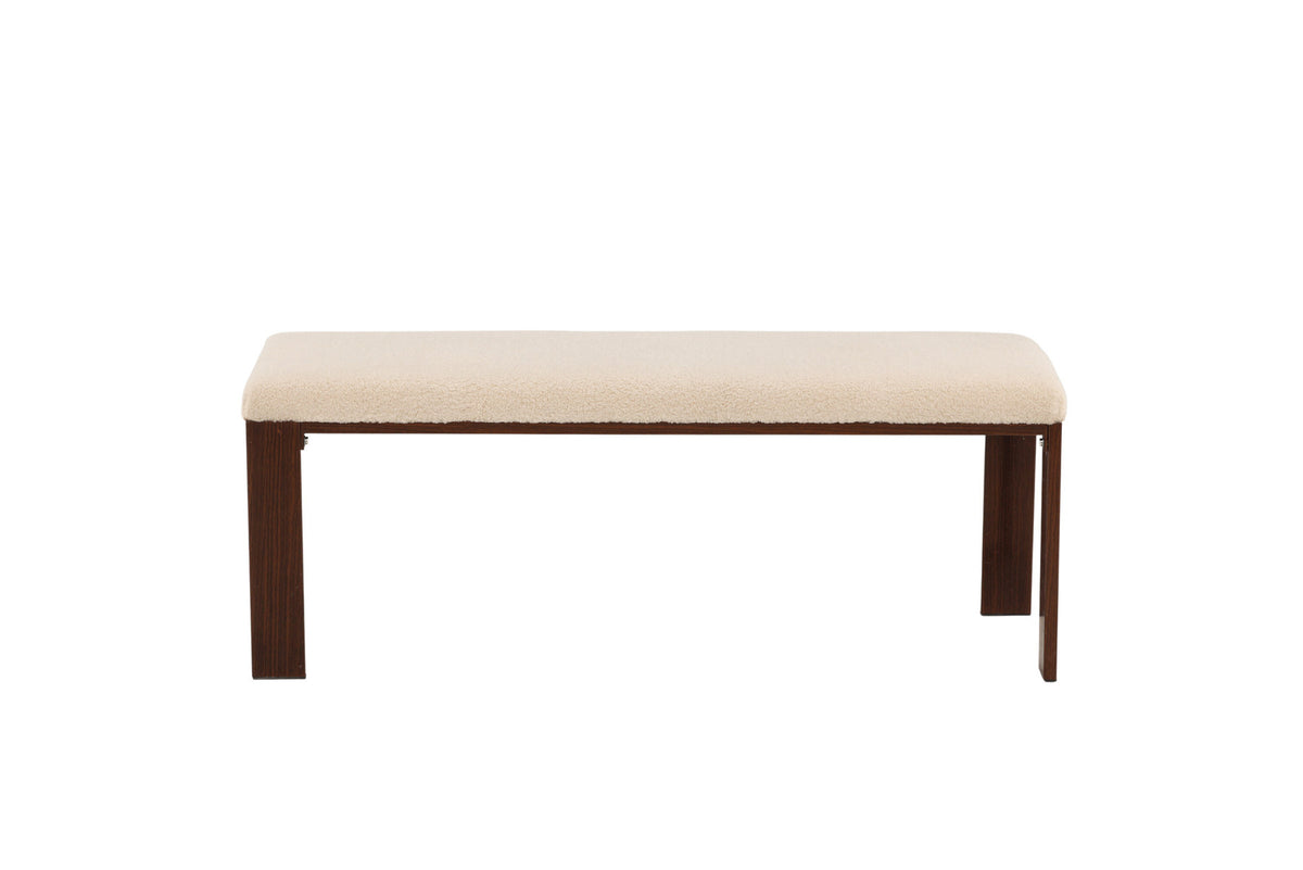 Chester Bank in Weiss präsentiert im Onlineshop von KAQTU Design AG. Sitzbank ist von Venture Home
