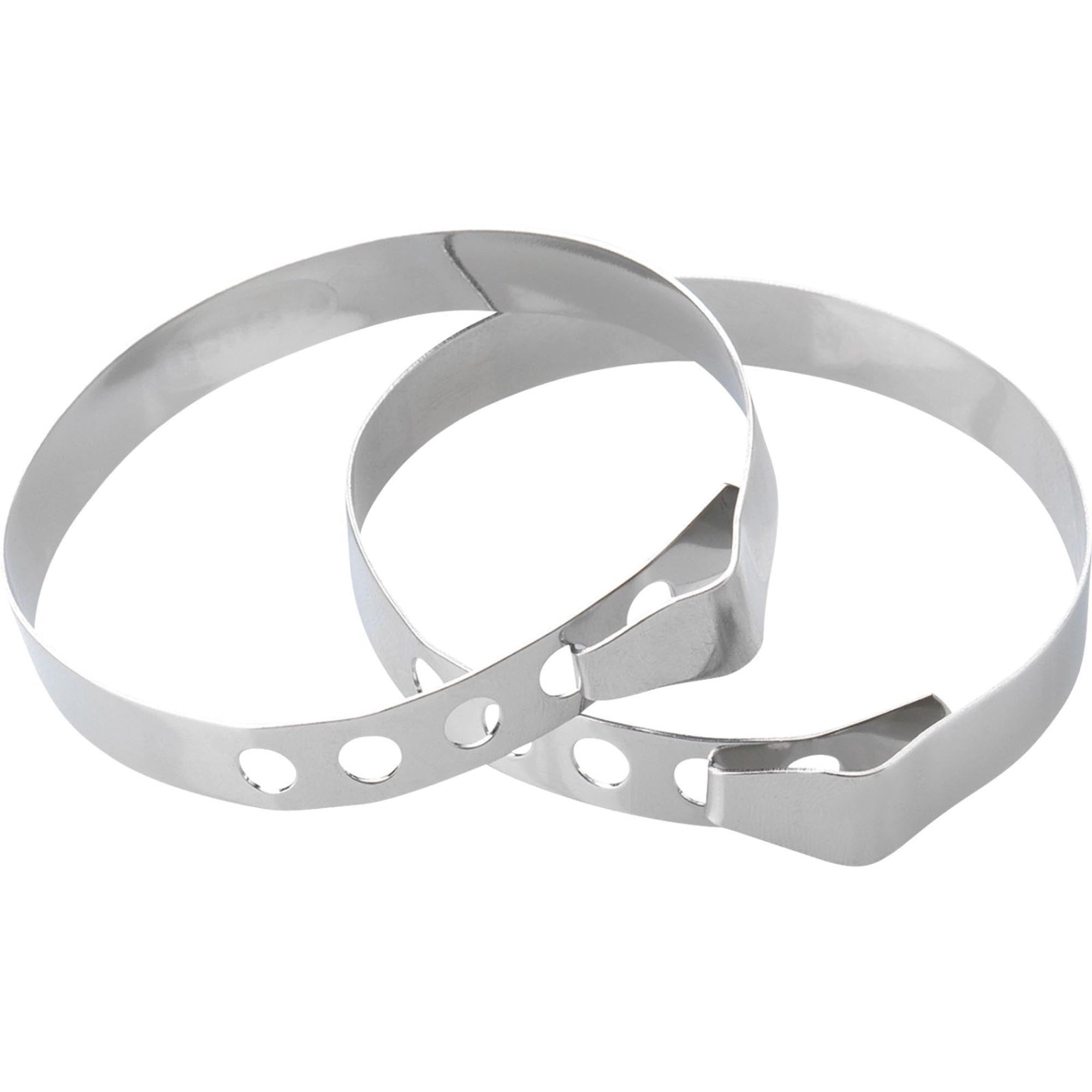 6 Rouladenringe in Silber präsentiert im Onlineshop von KAQTU Design AG. Backutensilien ist von Westmark