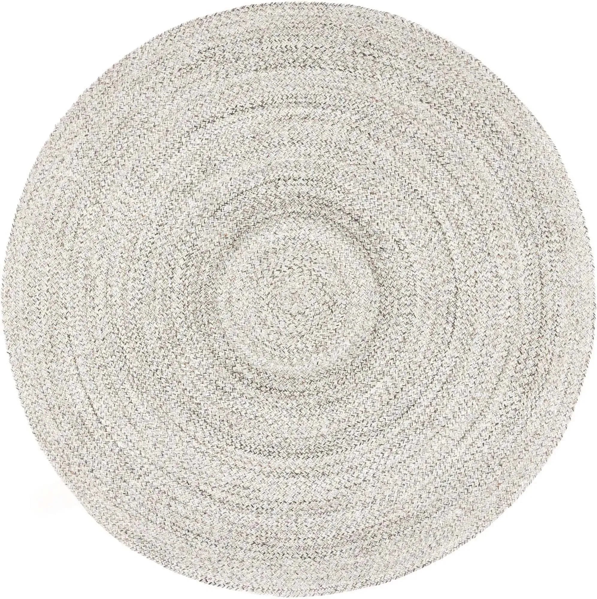 Der Petra Teppich von Venture Home: 200 cm, geflochten, erdige Beige- und Brauntöne, pflegeleicht, ideal für Familien.