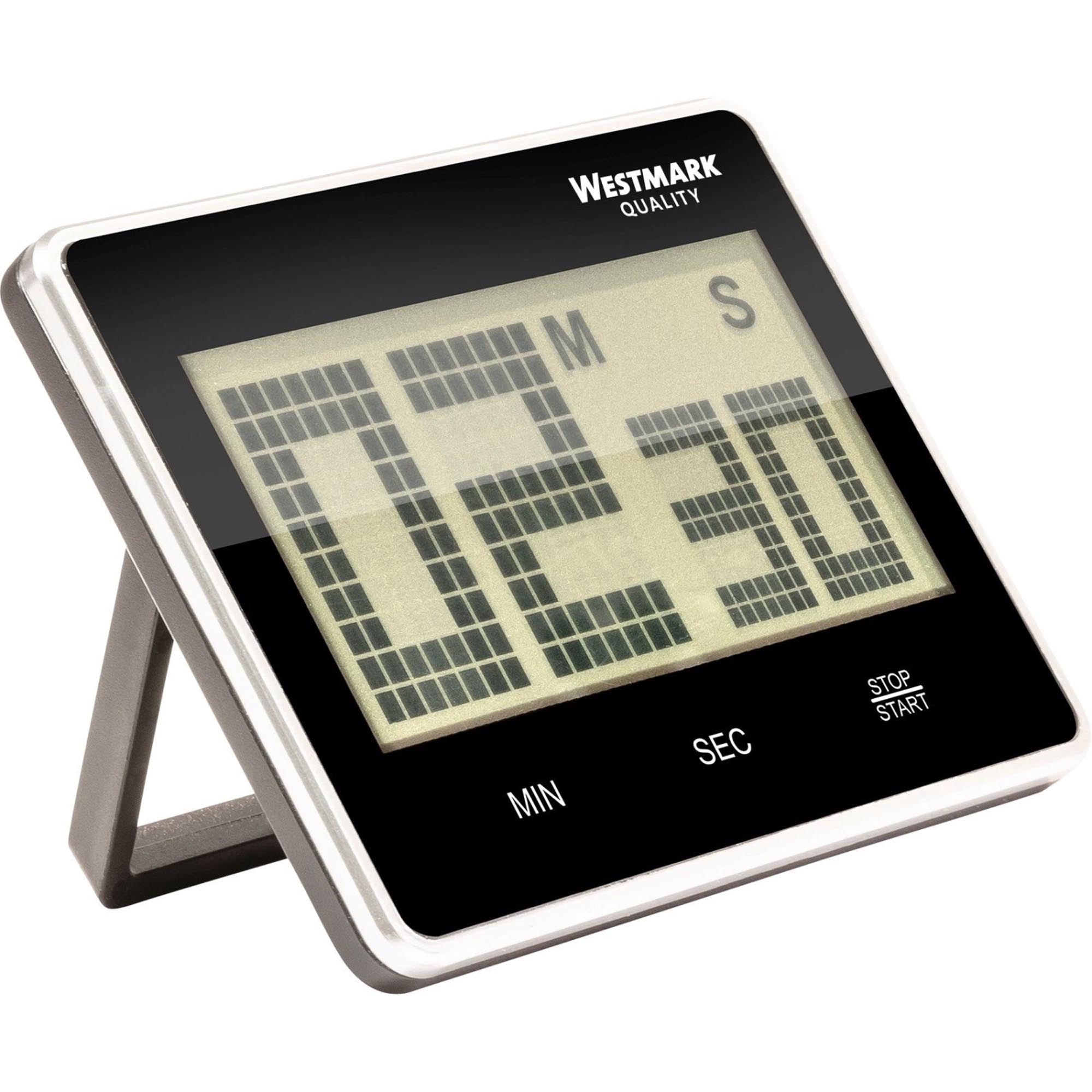 Kurzzeitmesser Big, digital, grosse Anzeige, sb in Schwarz präsentiert im Onlineshop von KAQTU Design AG. Küchenhelfer ist von Westmark