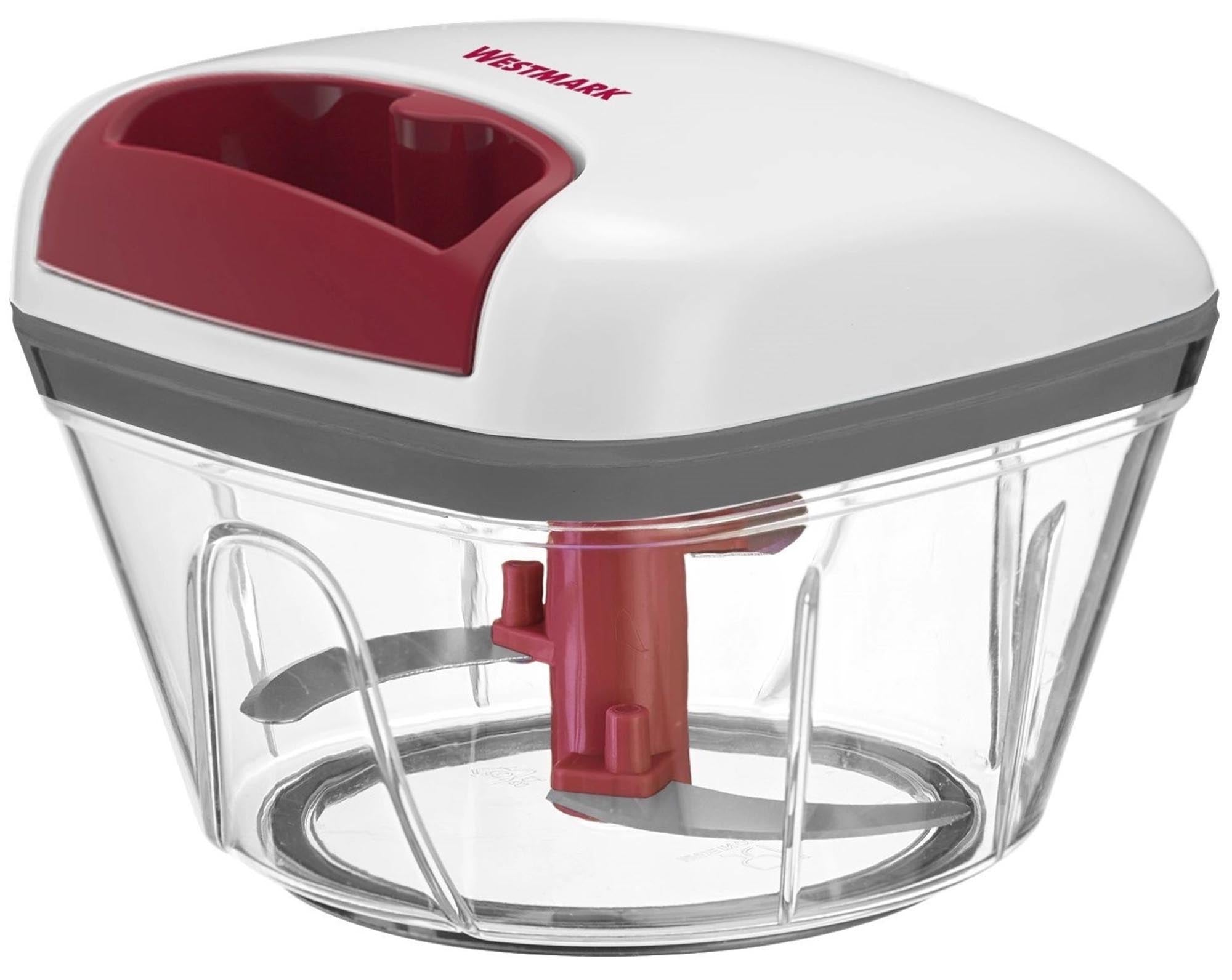 Multi-Schneider mit Seilzug, 450 ml in Rot präsentiert im Onlineshop von KAQTU Design AG. Küchenhelfer ist von Westmark