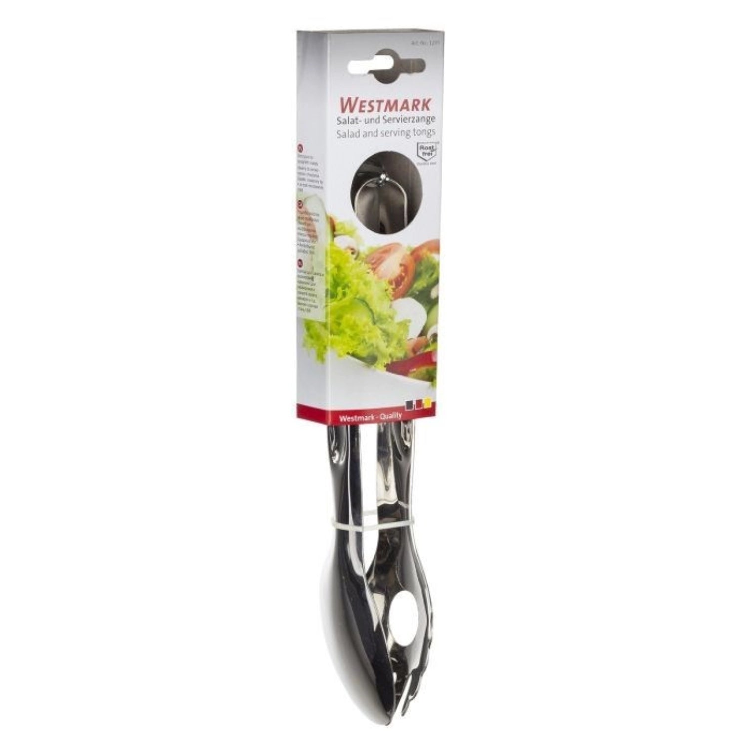 Elegante Salatzange von Westmark, 22 cm lang, ideal zum einfachen Greifen und Servieren von Salaten. Hochwertiges Design für mühelosen Einsatz.