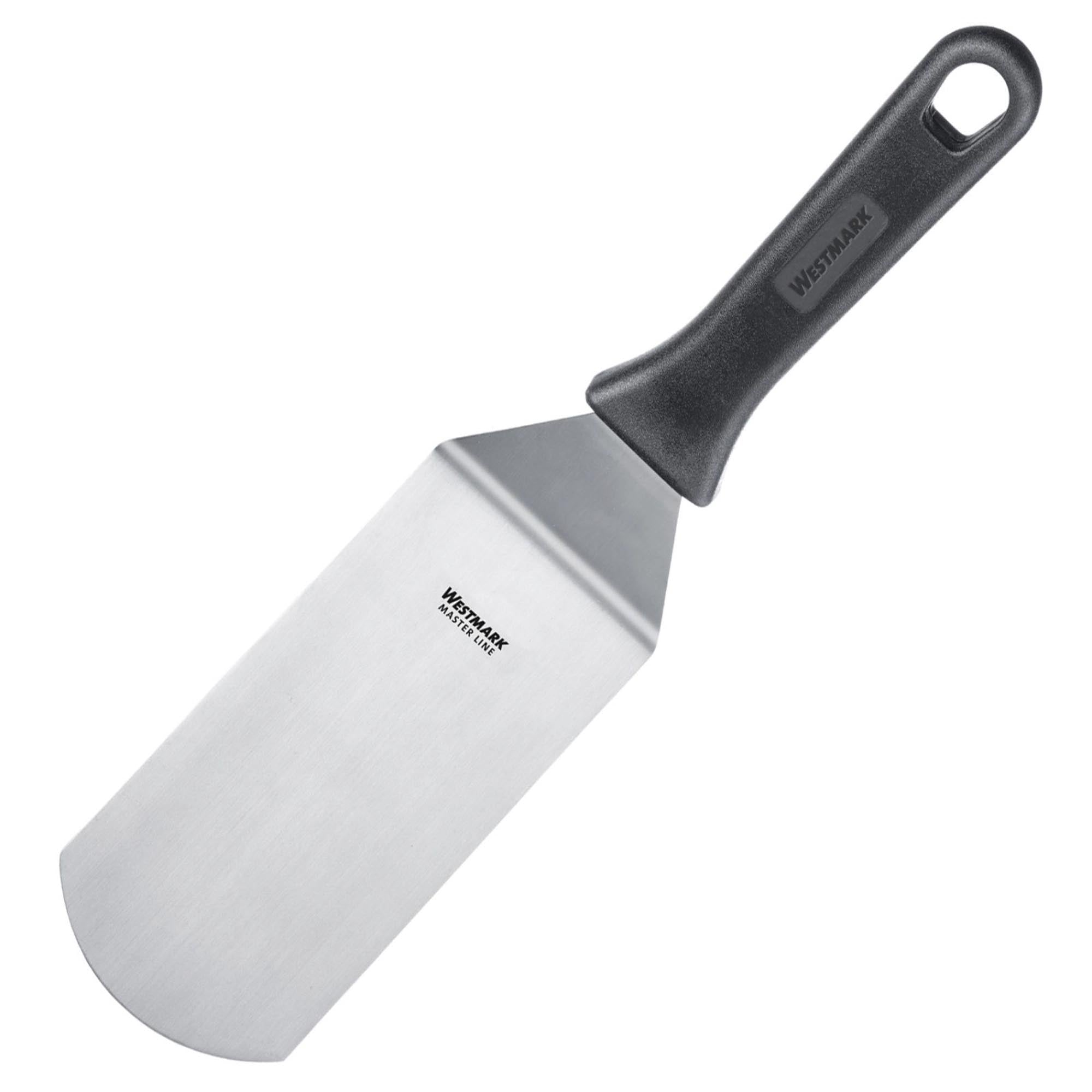 Entdecken Sie den Wender Master Line von Westmark: 15 x 7,5 cm, flexibel, ideal zum Wenden von Fisch und Eiern, spülmaschinenfest und langlebig.