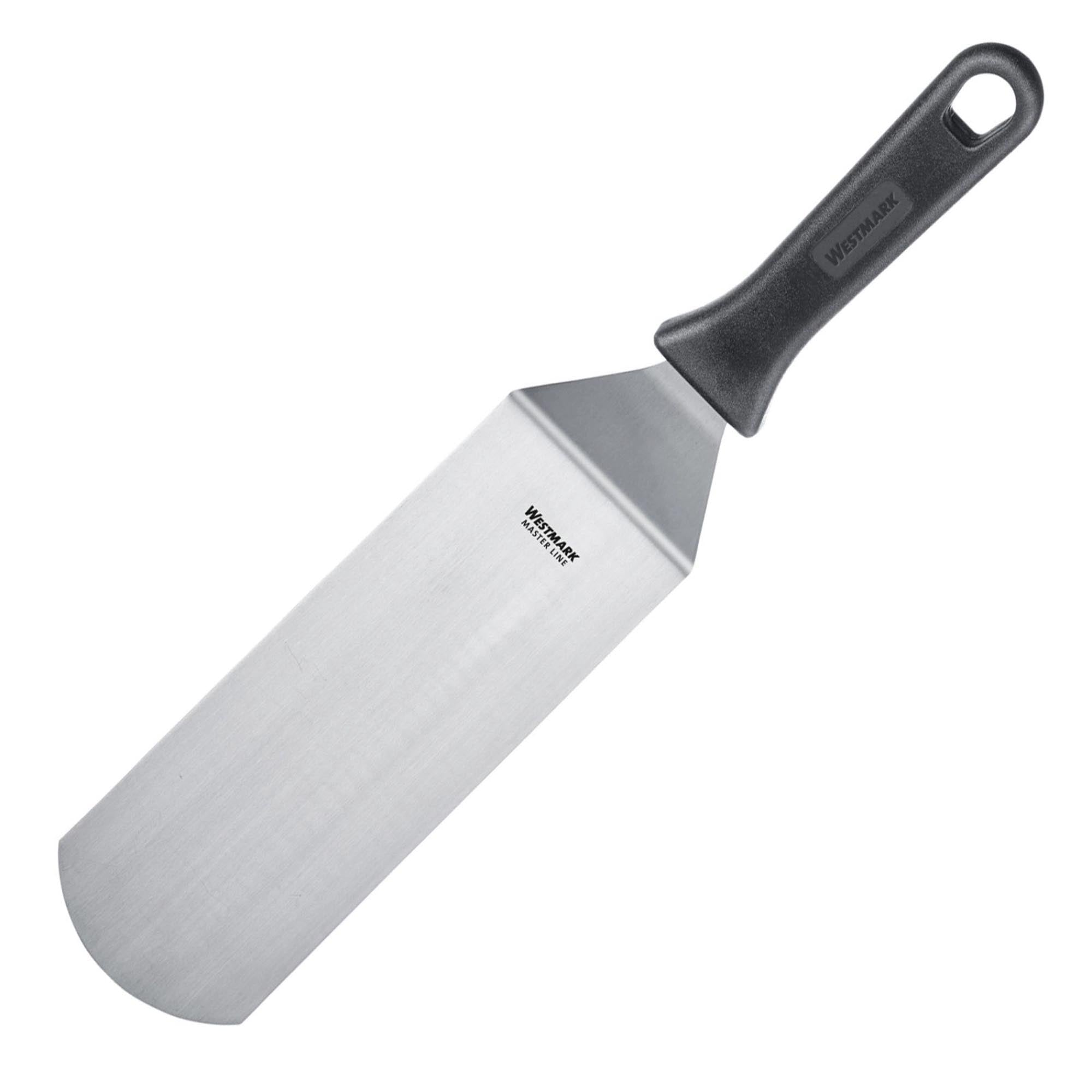 Wender Master Line, 20 x 7,5cm, gewinkelt, flexibel, sb in Silber präsentiert im Onlineshop von KAQTU Design AG. Kochbesteck ist von Westmark