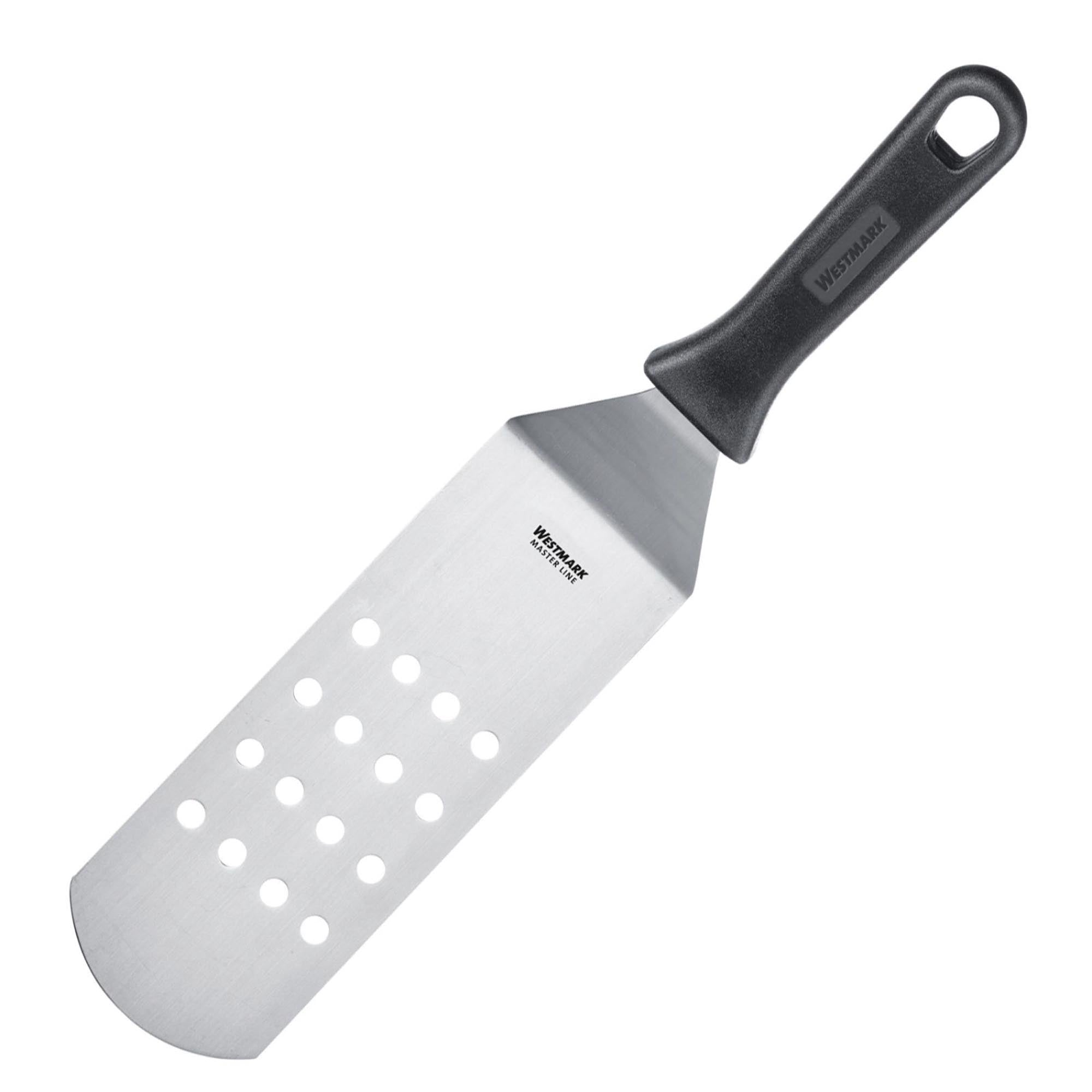 Entdecken Sie den Wender Master Line von Westmark: flexibles Küchenwerkzeug, ideal zum Wenden von Fisch und Eiern, spülmaschinenfest, langlebig und praktisch.