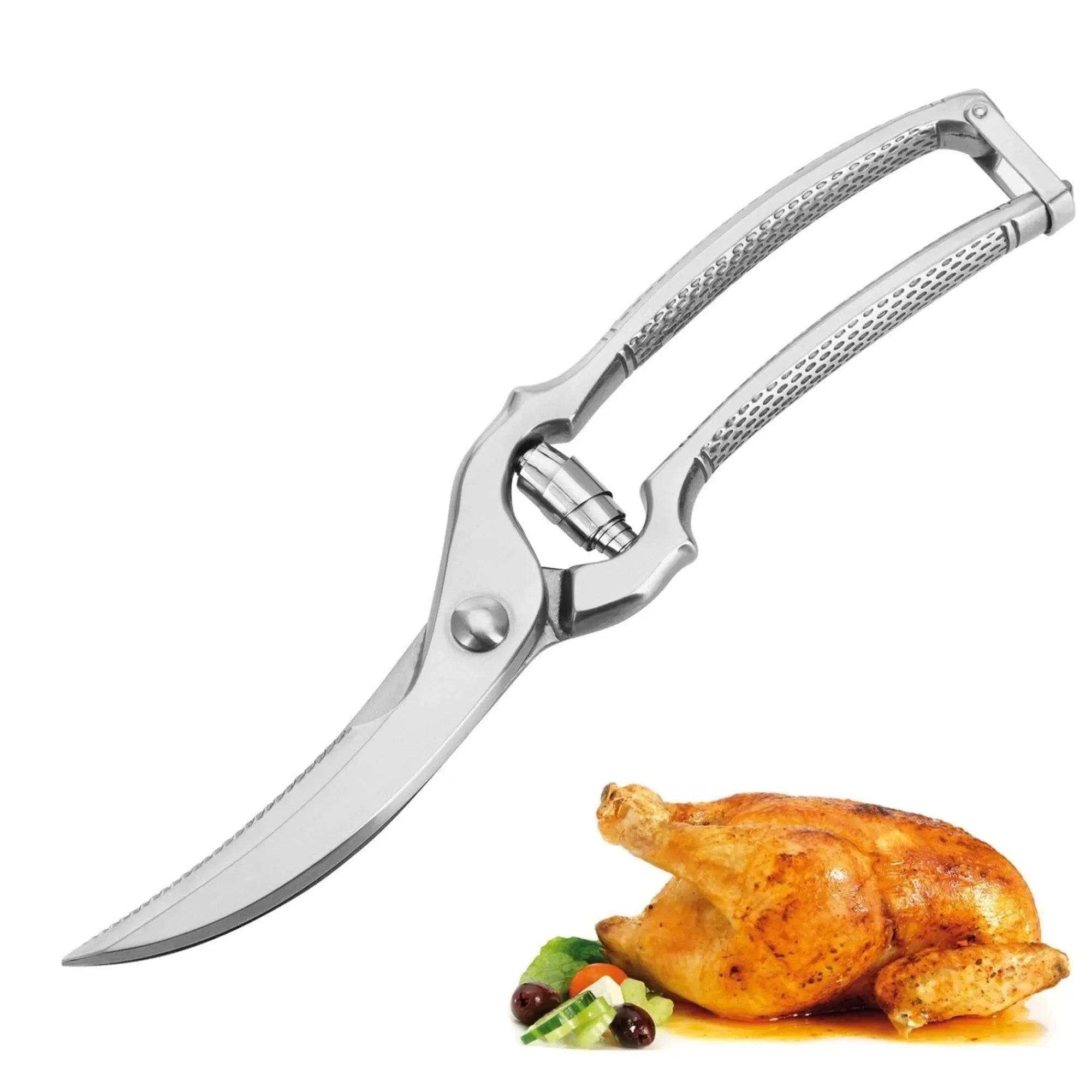 Die Westmark Geflügelschere Classic überzeugt mit scharfen Edelstahlklingen und ergonomischem Griff für müheloses Schneiden.