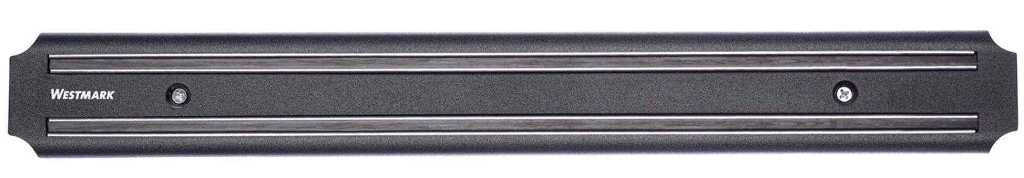 Magnetische Messerleiste in Schwarz von Westmark, perfekt für die sichere und elegante Aufbewahrung Ihrer Küchenmesser.