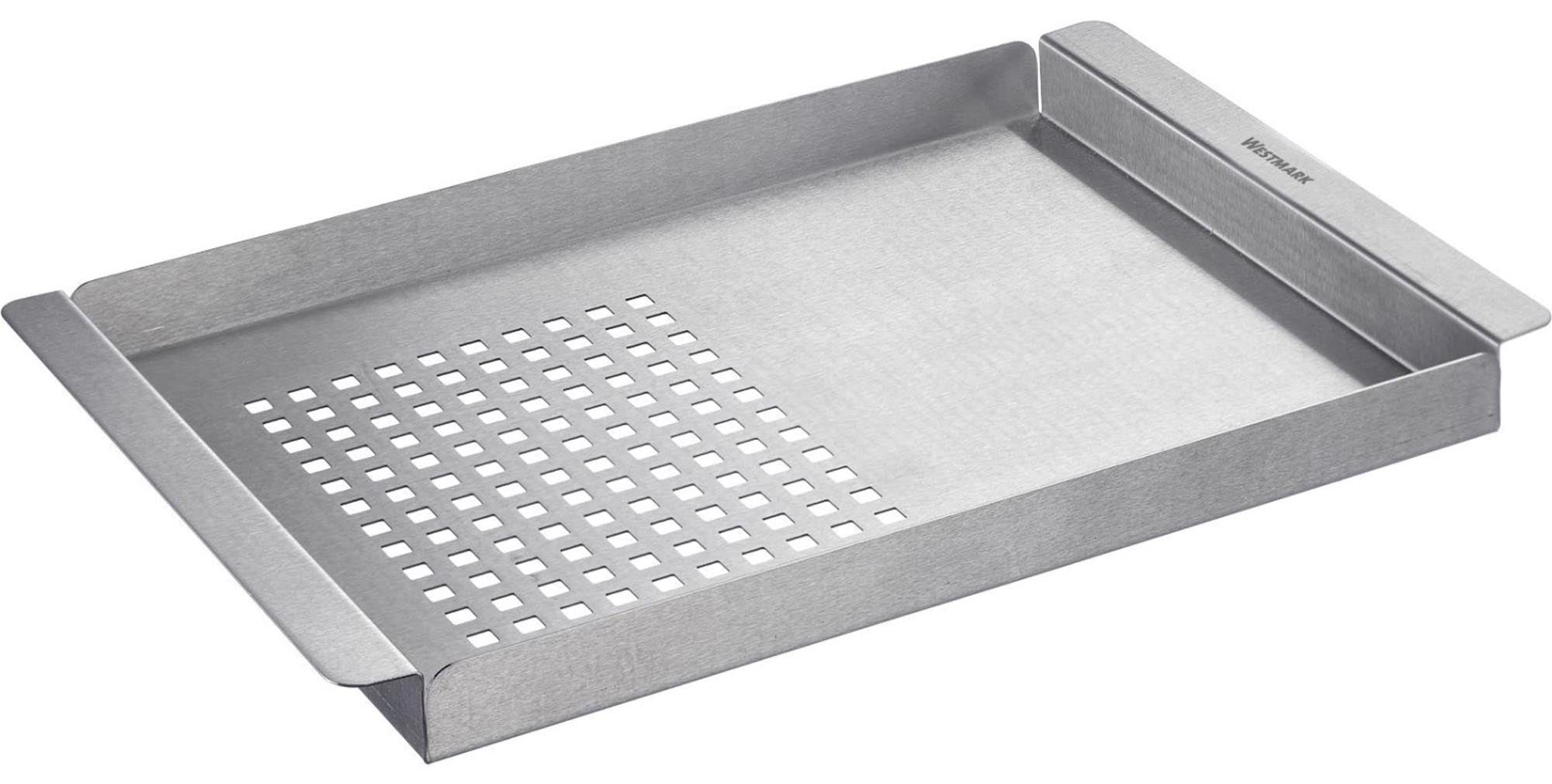 Grillschale 2 in 1, Edelstahl in Silber präsentiert im Onlineshop von KAQTU Design AG. Grillzubehör ist von Westmark