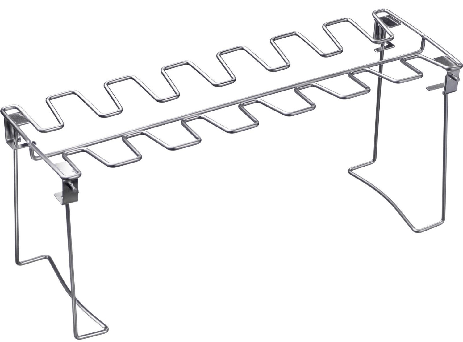 Praktischer Hähnchenkeulenhalter aus hochwertigem Edelstahl von Westmark, perfekt für saftige und knusprige Hähnchenkeulen im Backofen.