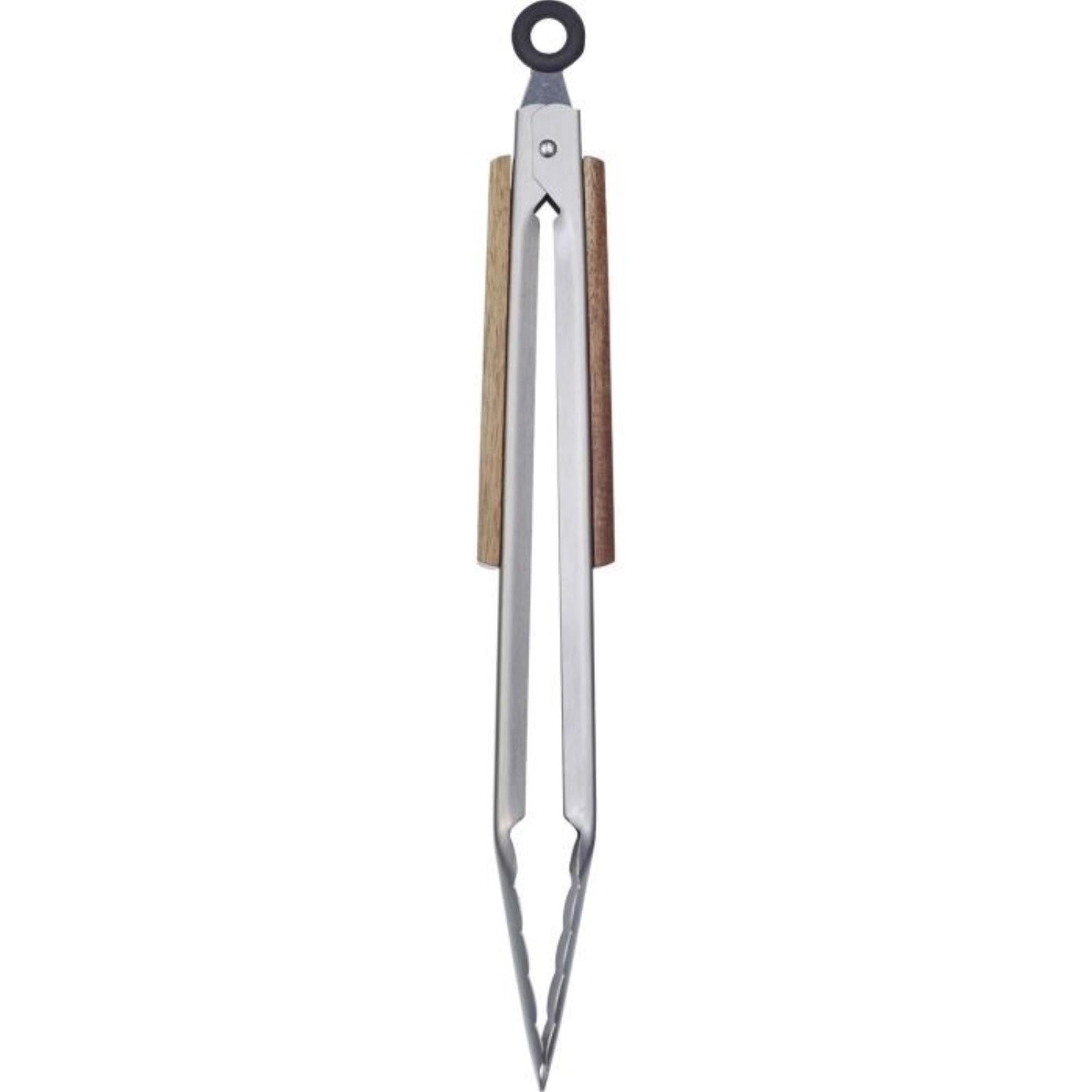 Hochwertige Grillzange Classic Wood Midi von Westmark, 31 cm, aus robustem Holz, perfekt zum Wenden von Grillgut und für BBQ-Fans.