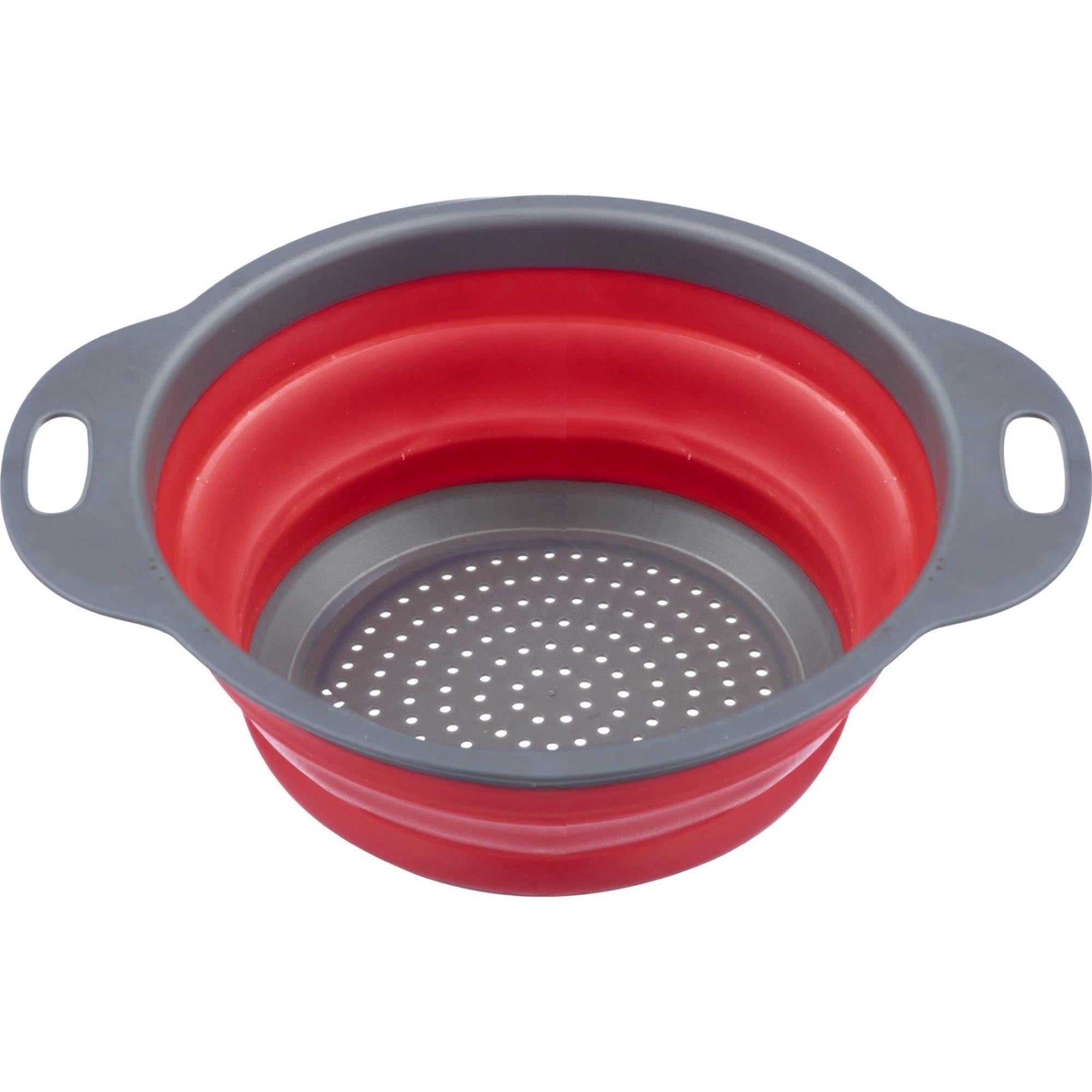 Abtropfsieb Mini faltbar, D innen 18.5cm in Rot präsentiert im Onlineshop von KAQTU Design AG. Küchensieb ist von Westmark