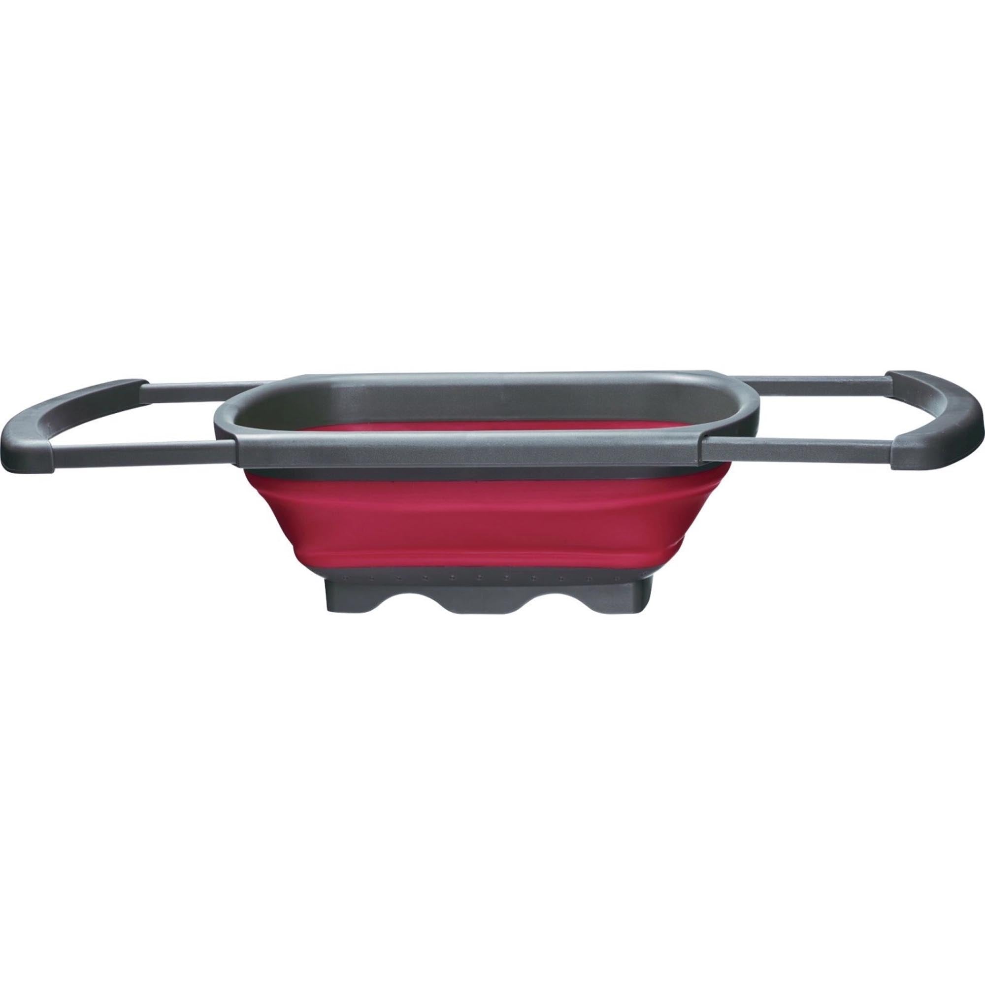 Abtropfsieb. ausziehbar in Rot präsentiert im Onlineshop von KAQTU Design AG. Küchensieb ist von Westmark