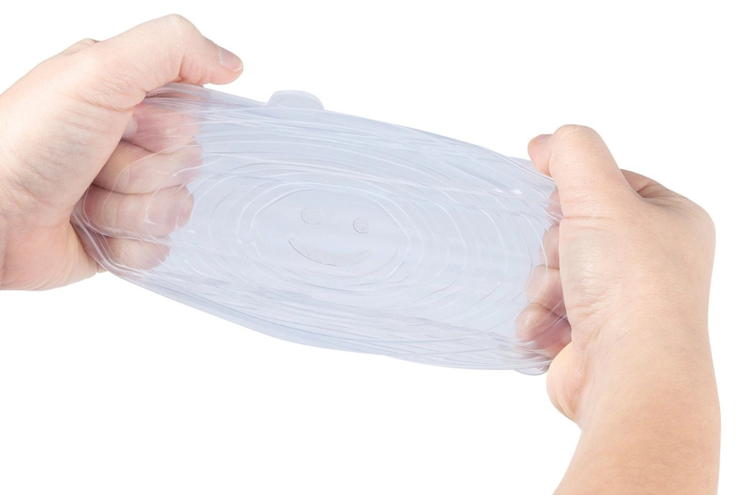 Set of 6 fresh-keeping lids made of round silicone