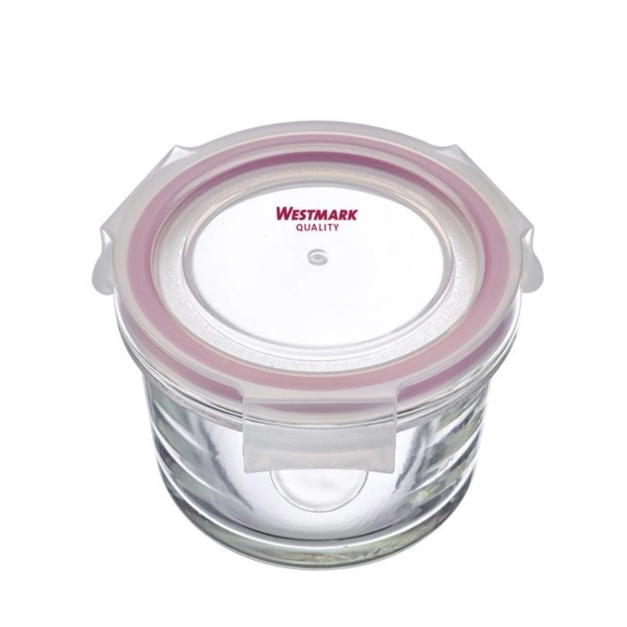 Glas-Frischhaltedose, 150ml, rund in Transparent präsentiert im Onlineshop von KAQTU Design AG. Aufbewahrungsdose ist von Westmark