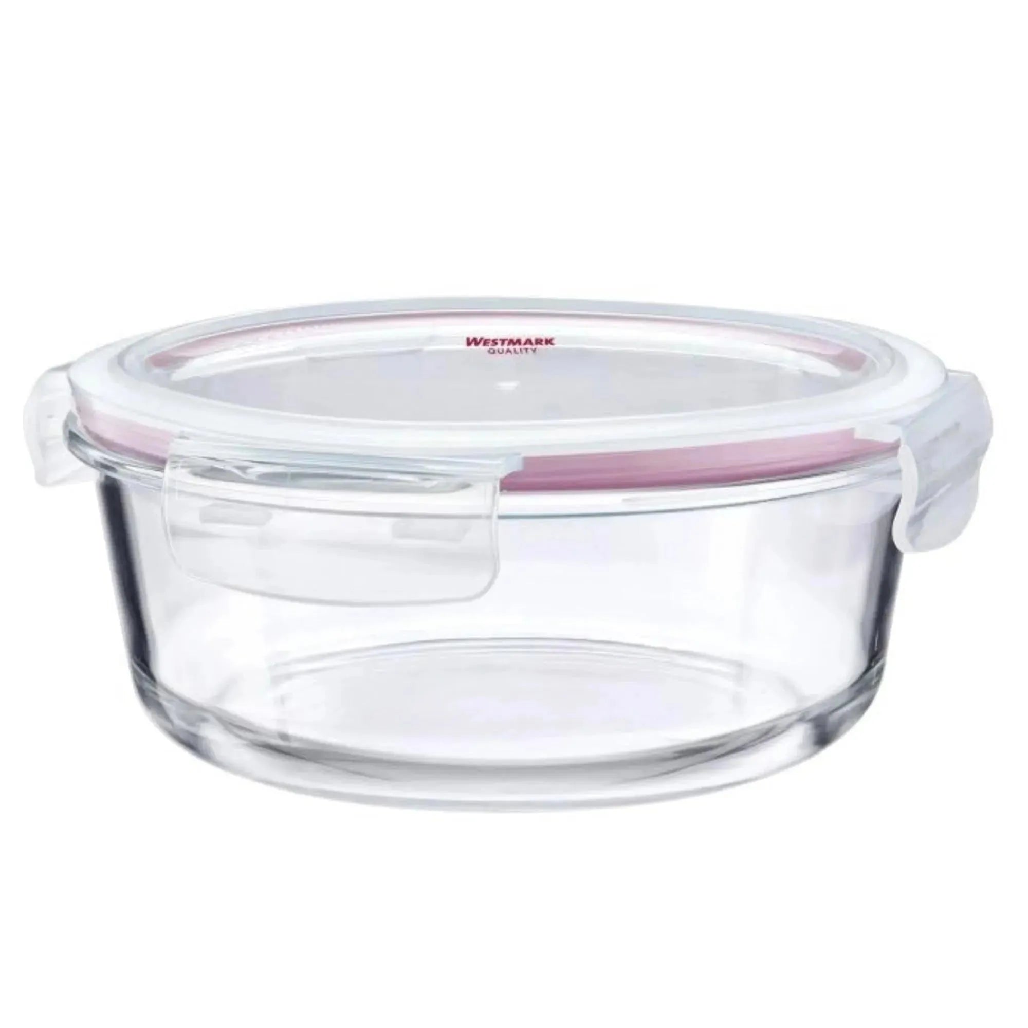 Praktische 650ml Glas-Frischhaltedose von Westmark, rund, ideal für frische Aufbewahrung, langlebig, vielseitig und nachhaltig.