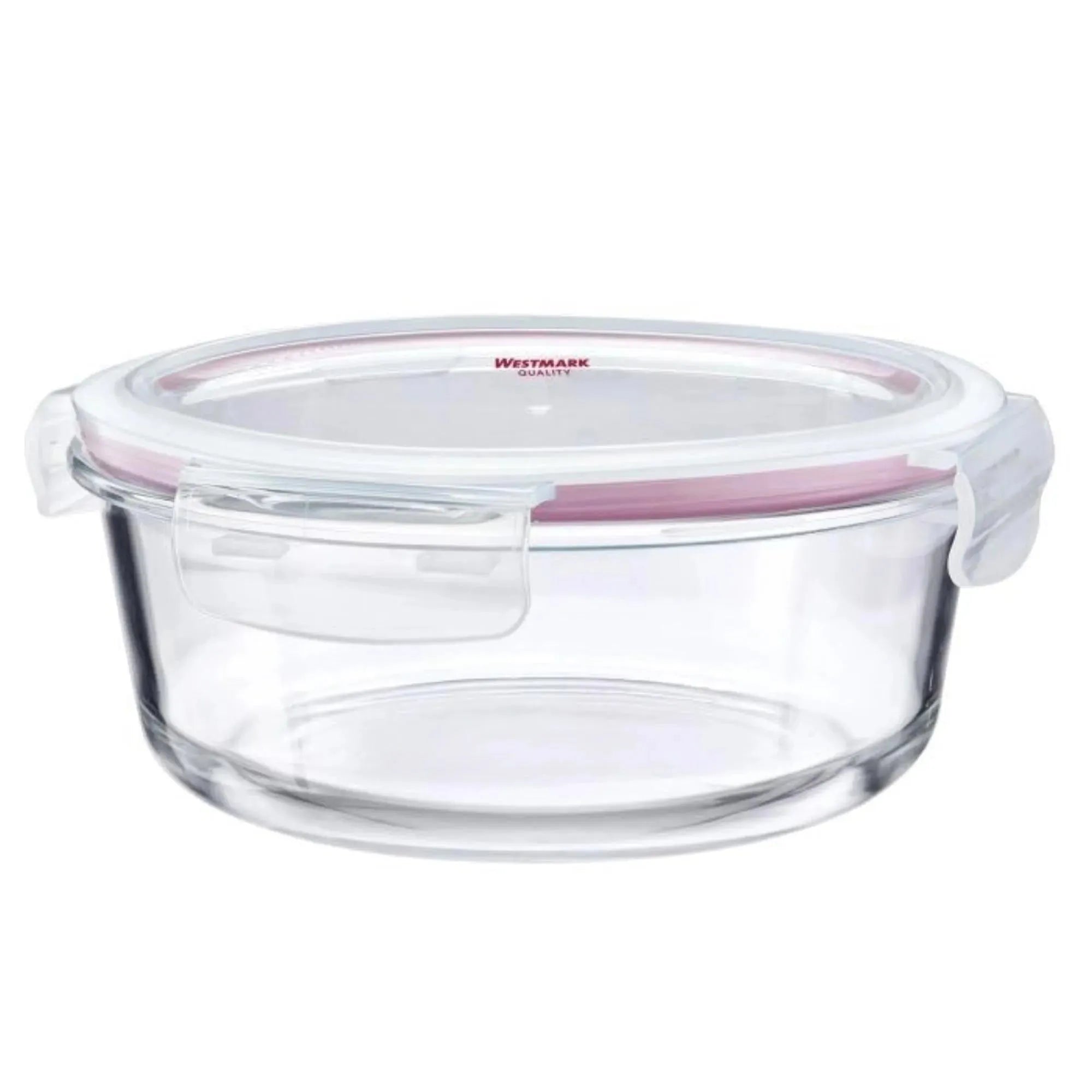 Praktische 650ml Glas-Frischhaltedose von Westmark, rund, ideal für frische Aufbewahrung, langlebig, vielseitig und nachhaltig.