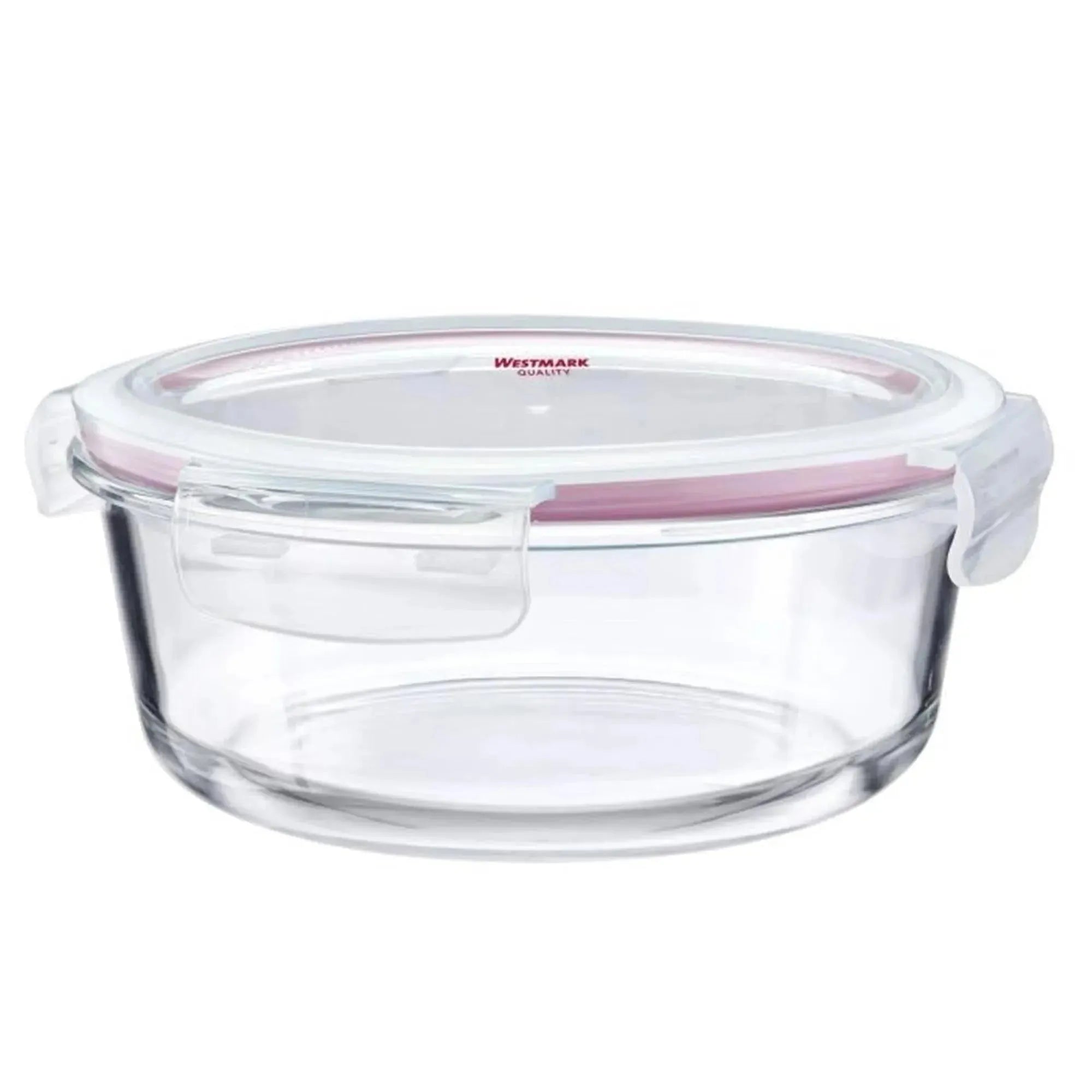 Runde Glas-Frischhaltedose von Westmark, 650ml, ideal für Aufbewahrung und Frische, robust, vielseitig und umweltfreundlich.
