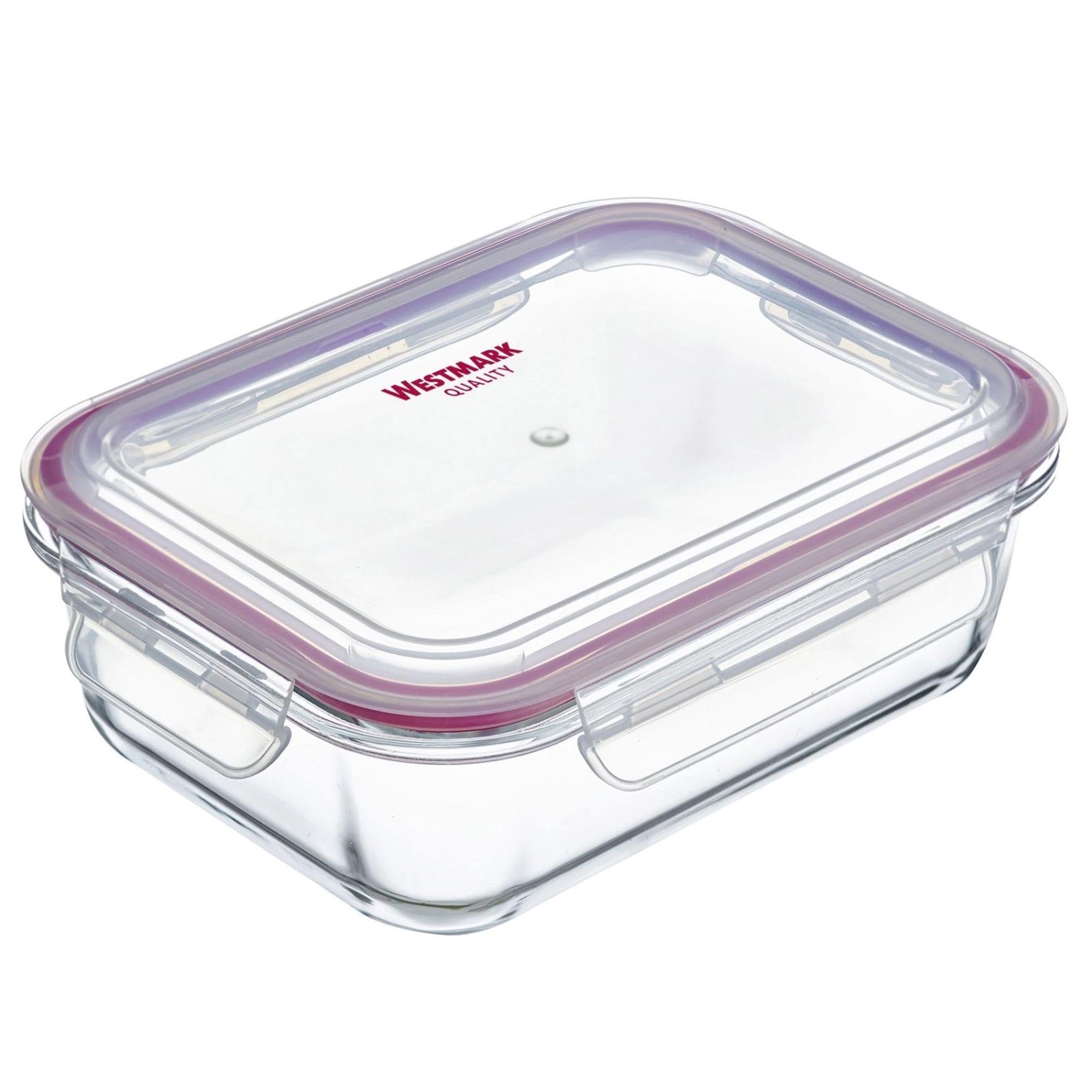 Glas-Frischhaltedose, 640ml, sb in Transparent präsentiert im Onlineshop von KAQTU Design AG. Aufbewahrungsdose ist von Westmark