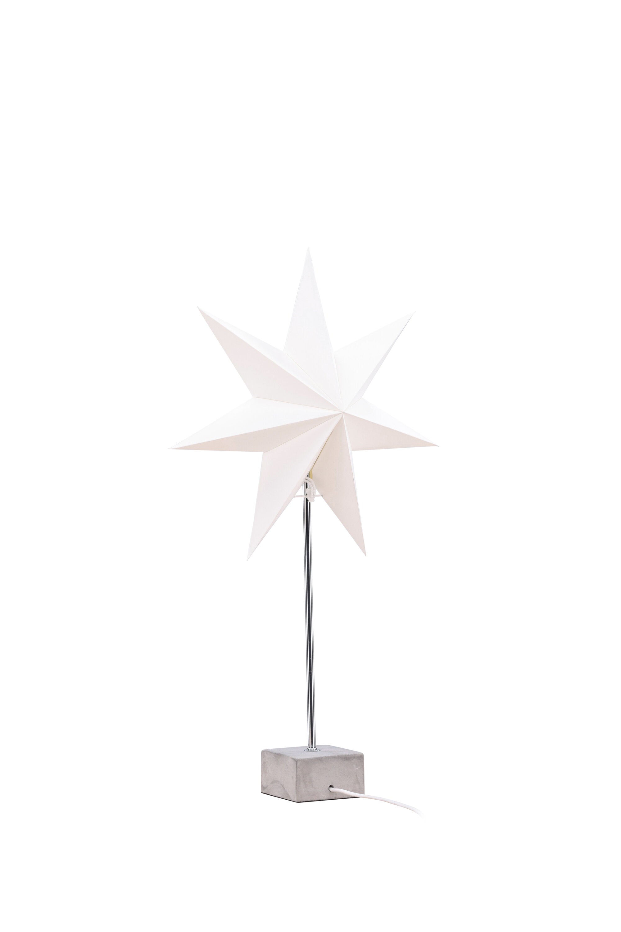Grövelfjäll Tischlampe in Weiss präsentiert im Onlineshop von KAQTU Design AG. Weihnachtszubehör ist von Venture Home