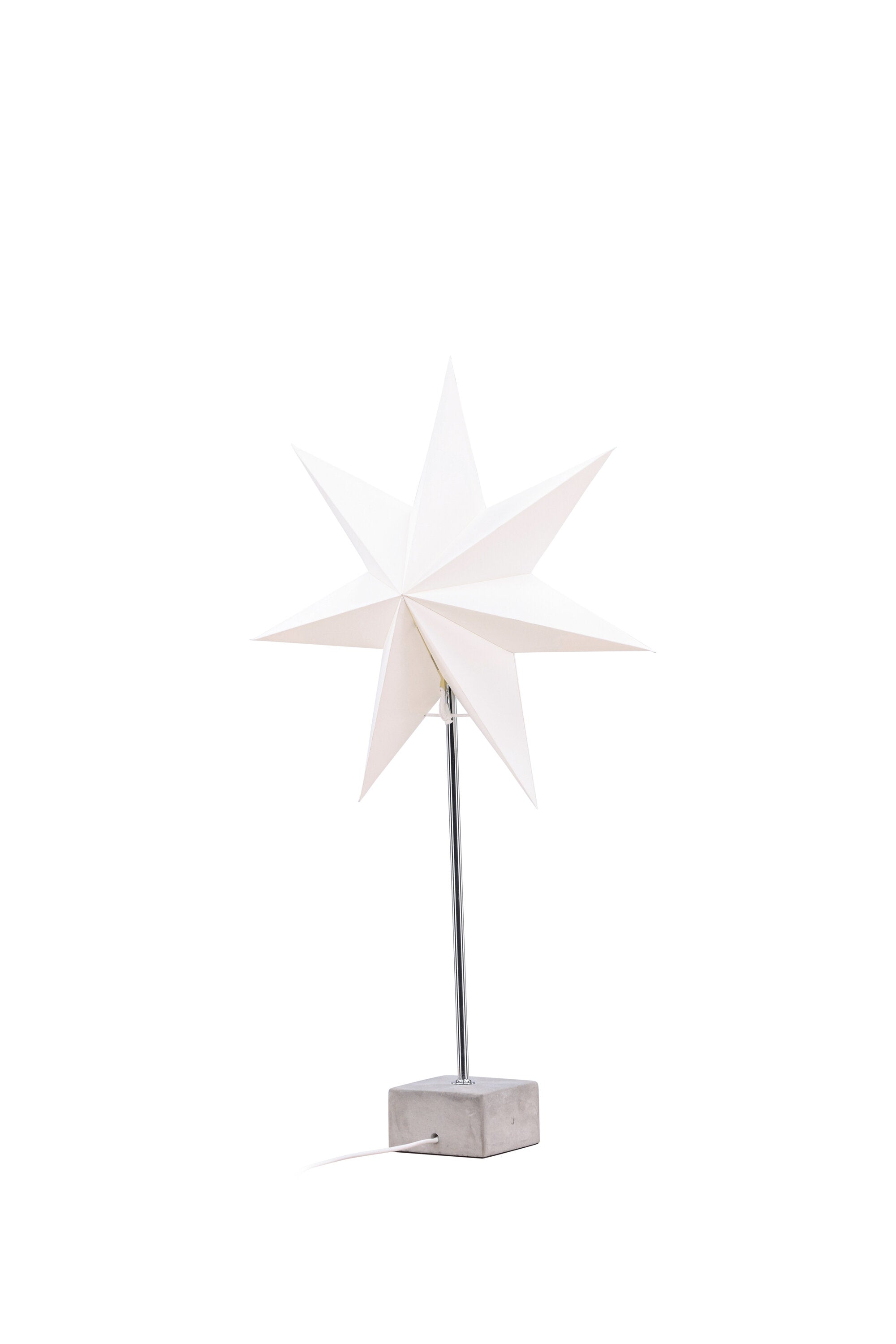 Grövelfjäll Tischlampe in Weiss präsentiert im Onlineshop von KAQTU Design AG. Weihnachtszubehör ist von Venture Home